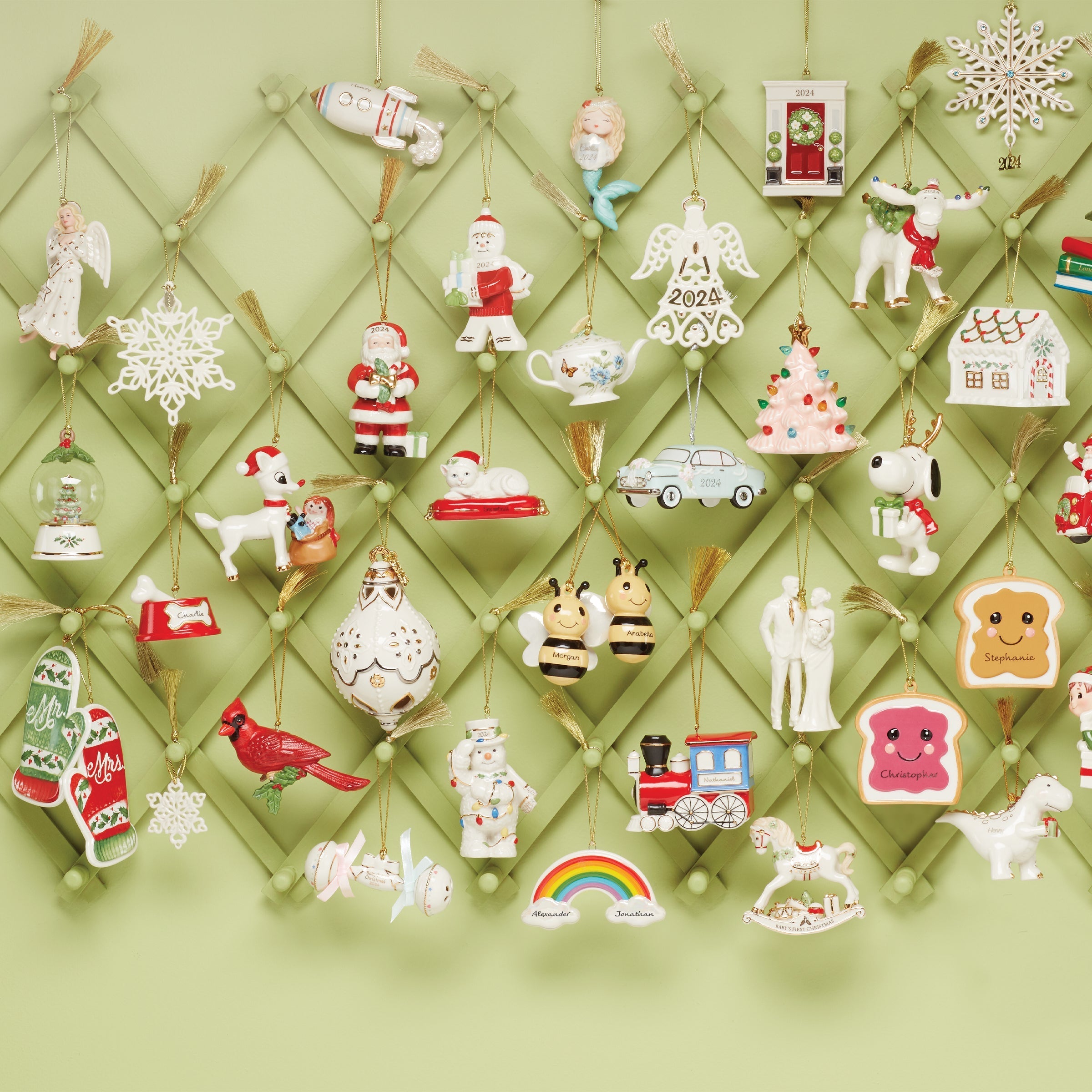 Lenox Westmore Personalized 2-Piece Peanut Butter & Jam Ornament Set - Image 5