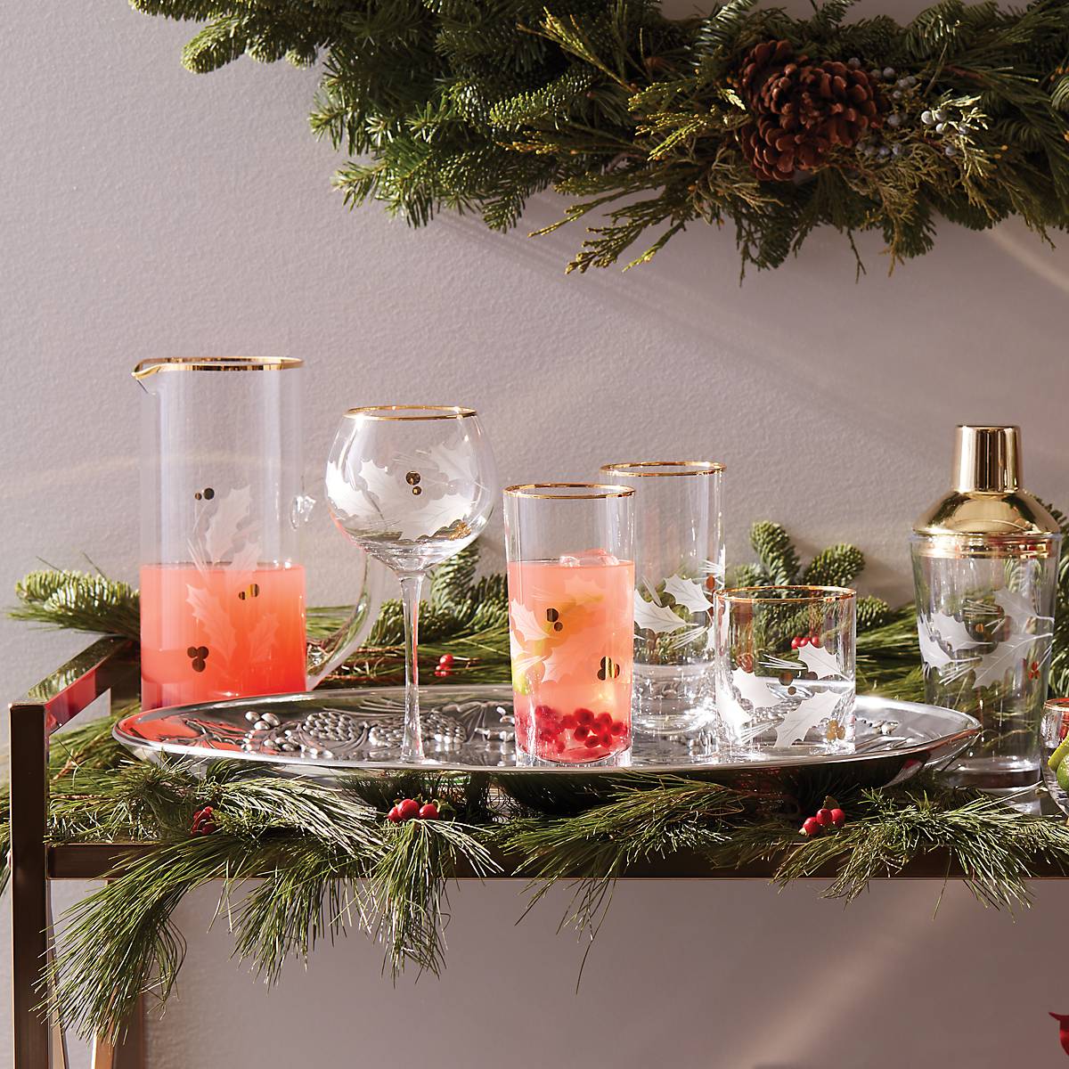 Lenox Westmore Holiday Gold Highball Glasses, Set of 4 - Image 3