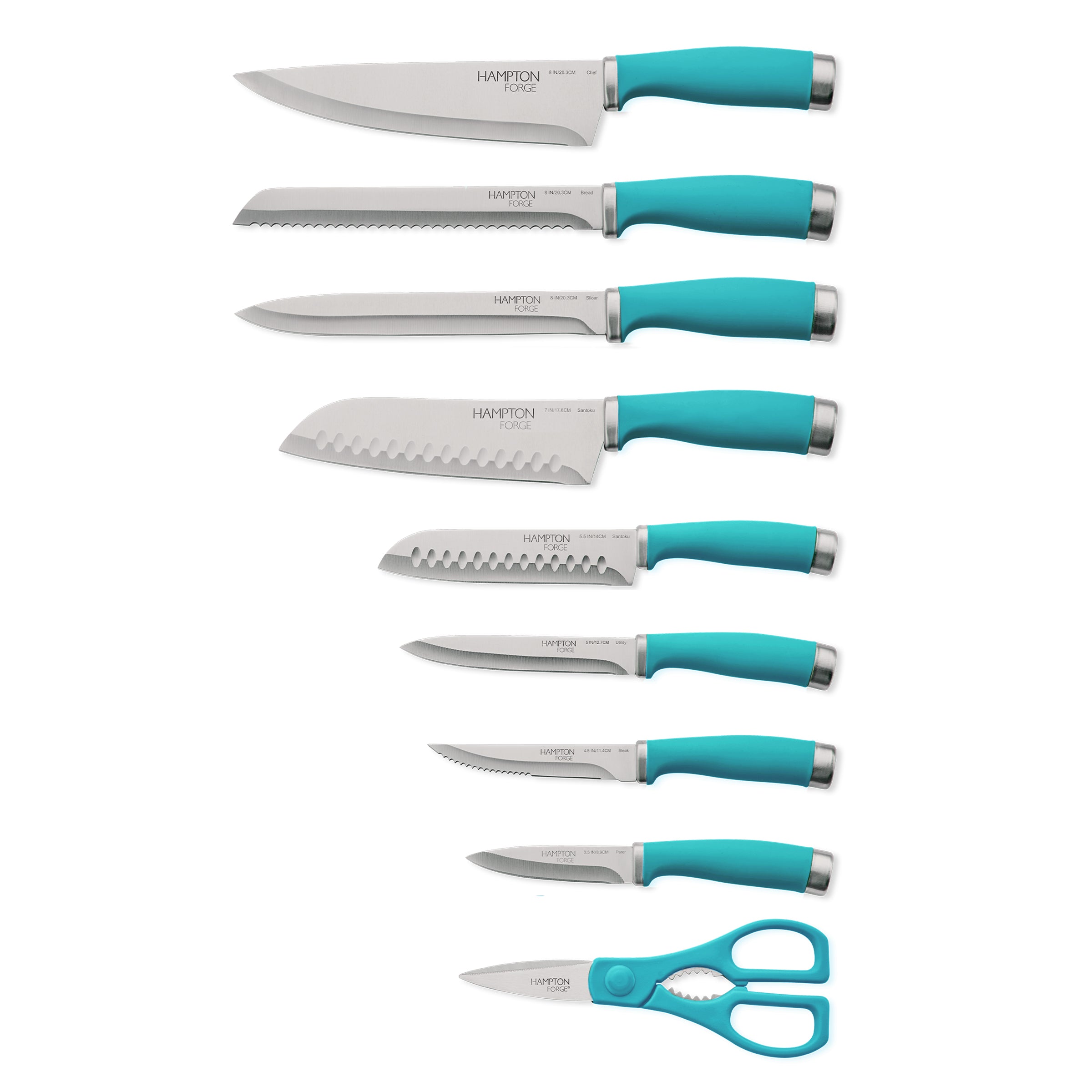 Lenox Westmore Epicure True Aqua 15 pc Block Set - Image 4