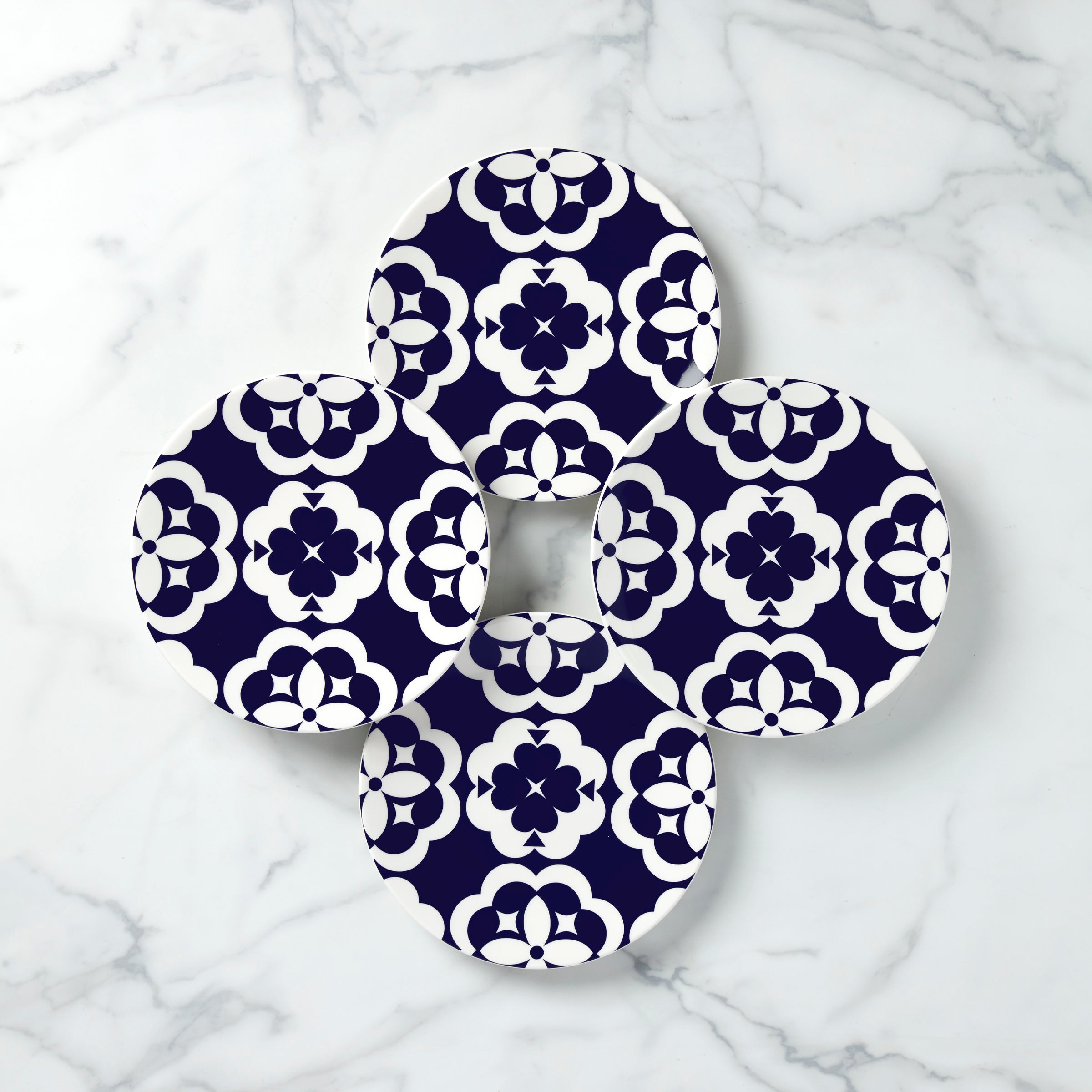Lenox Westmore Elegant Geo Accent Plates, Set of 4