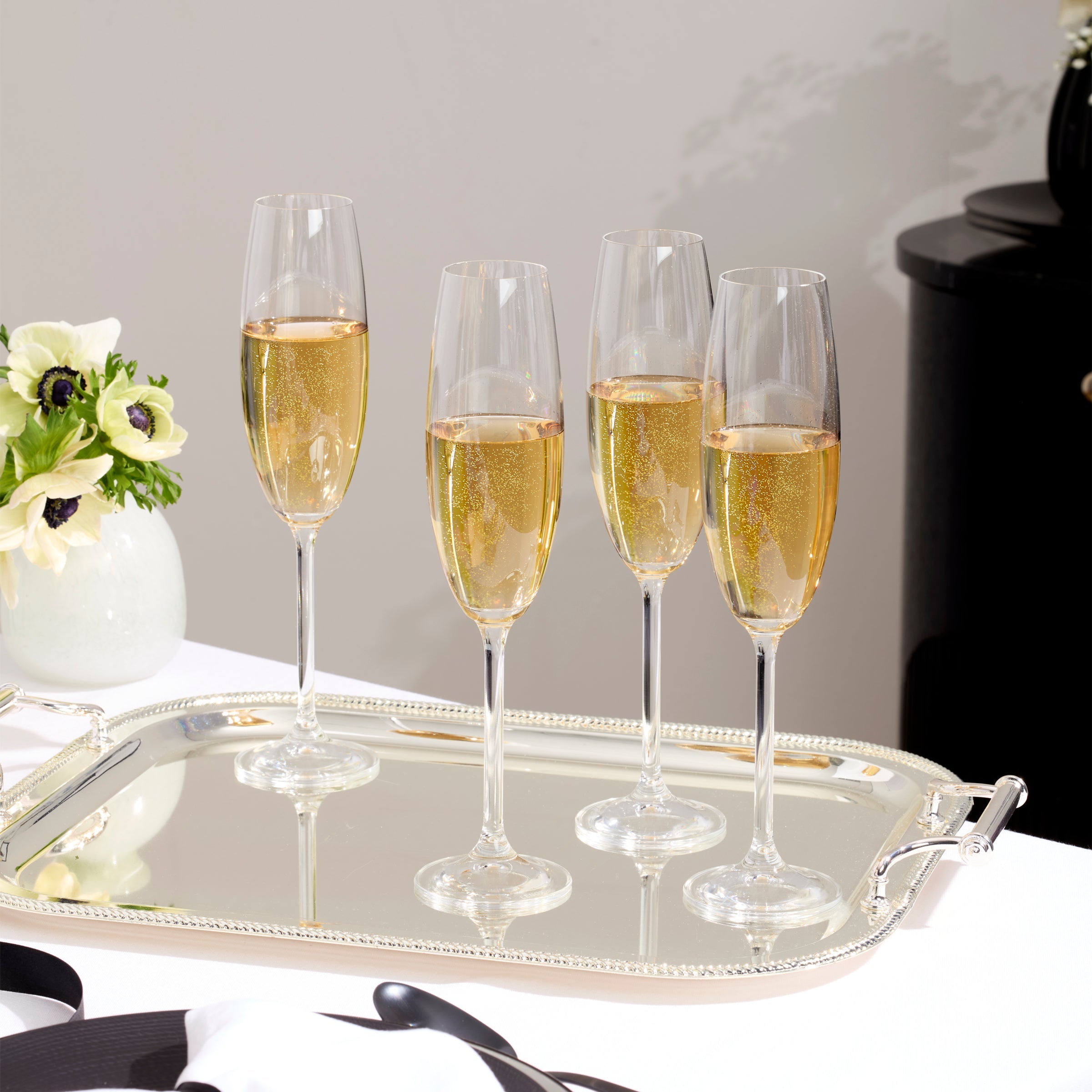 Lenox Westmore Tuscany Classics Champagne Flute Glasses, Set of 6 - Image 3