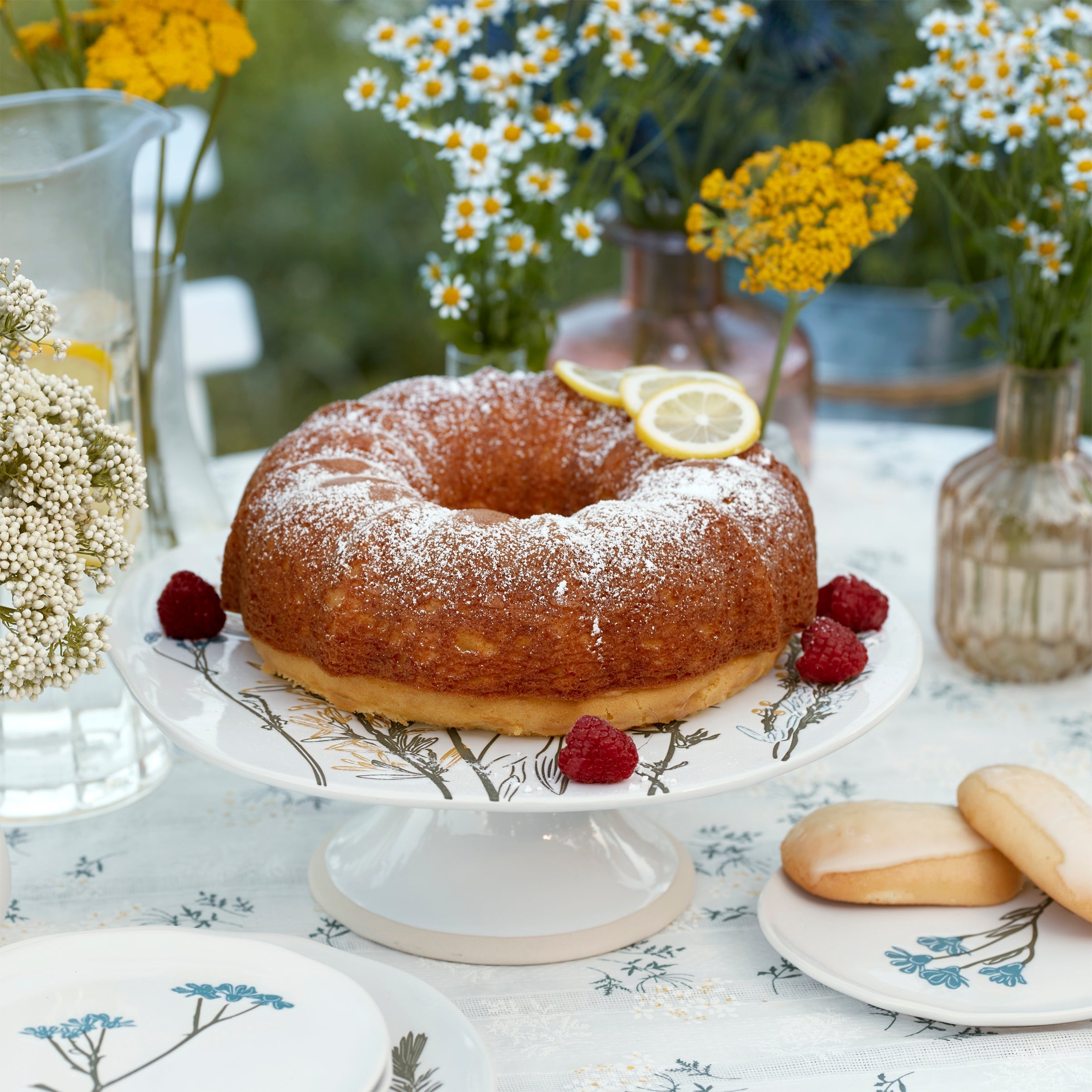 Lenox Westmore Wildflowers Cake Plate - Image 2