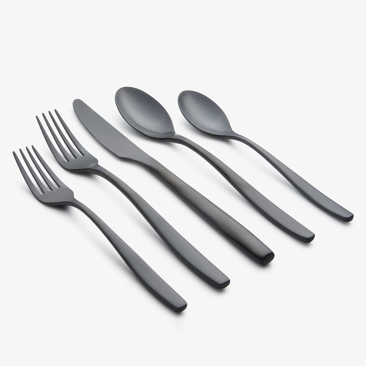 Lenox Westmore Averie Black Satin 20-Piece Flatware Set - Image 4