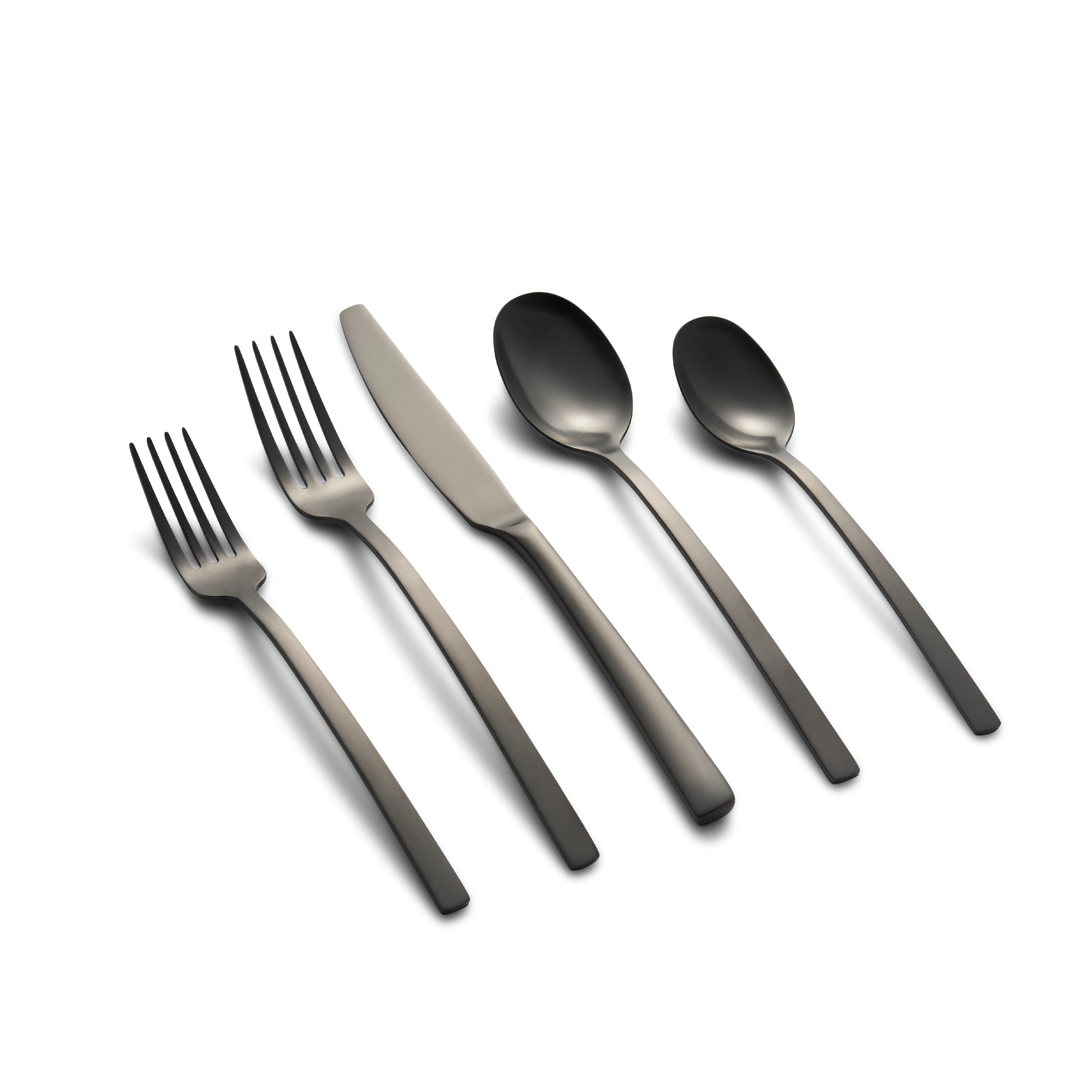 Lenox Westmore Beacon Black Satin 20-Piece Flatware Set