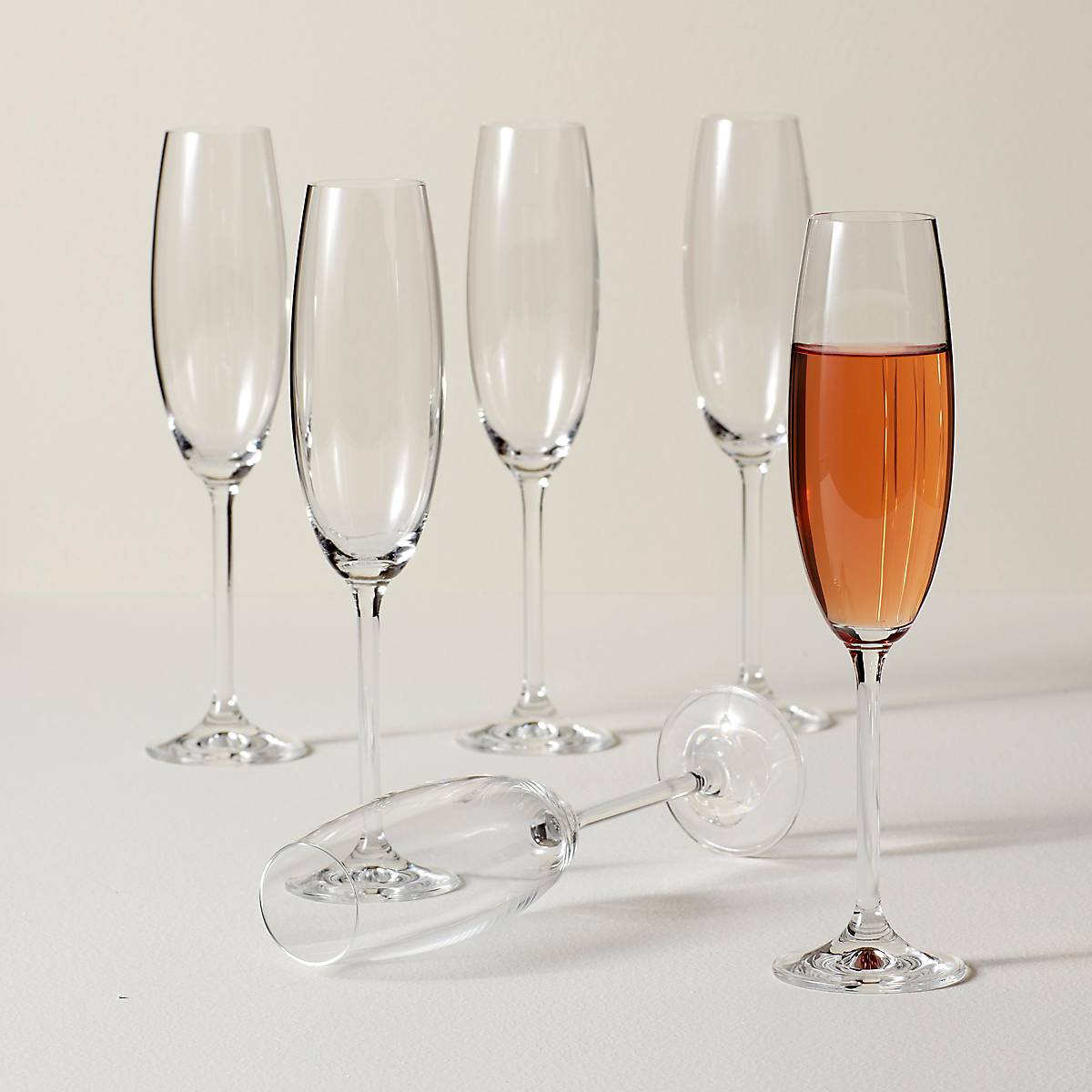Lenox Westmore Tuscany Classics Champagne Flute Glasses, Set of 6 - Image 2