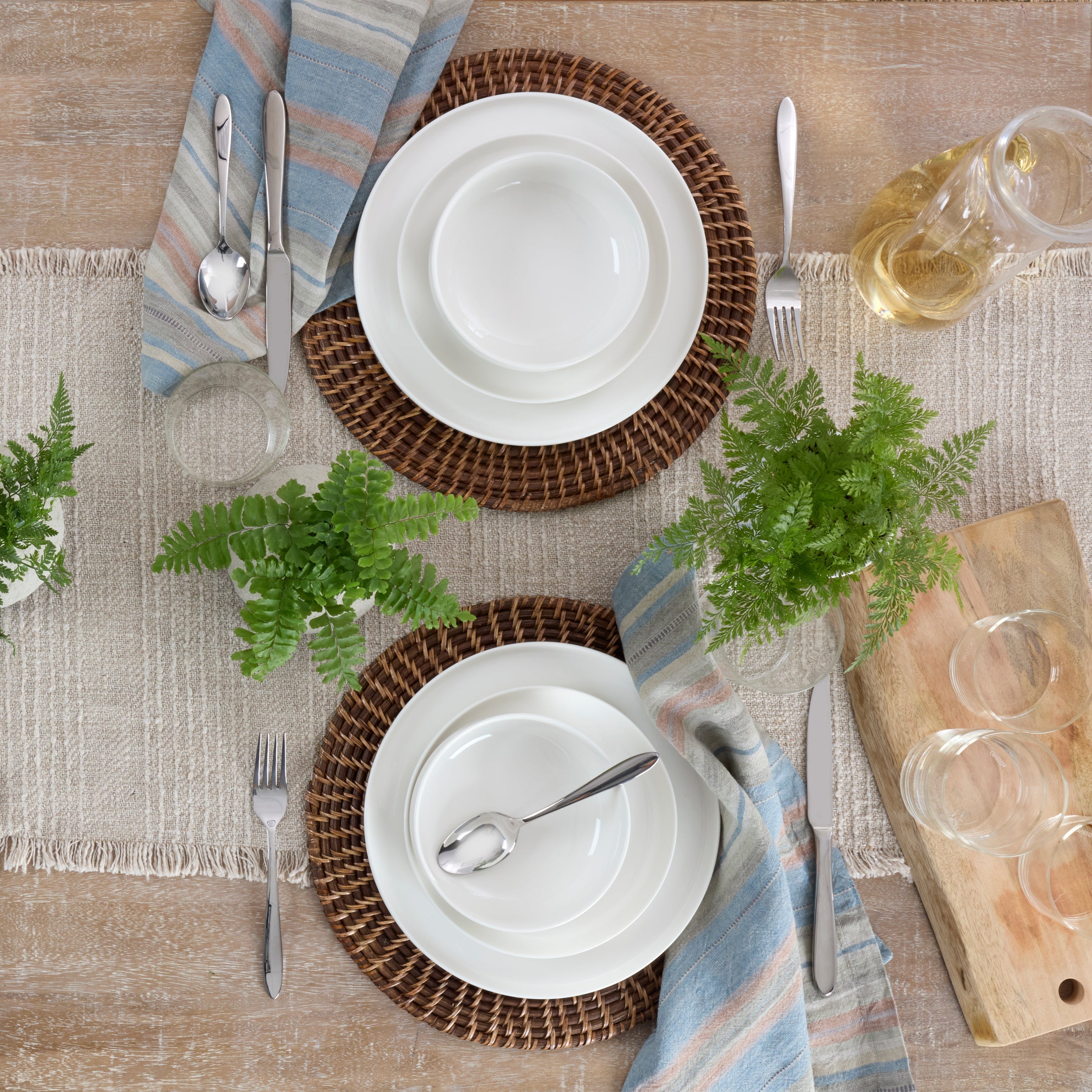 Lenox Westmore 24 Seven White 18-Piece Dinnerware Set - Image 3