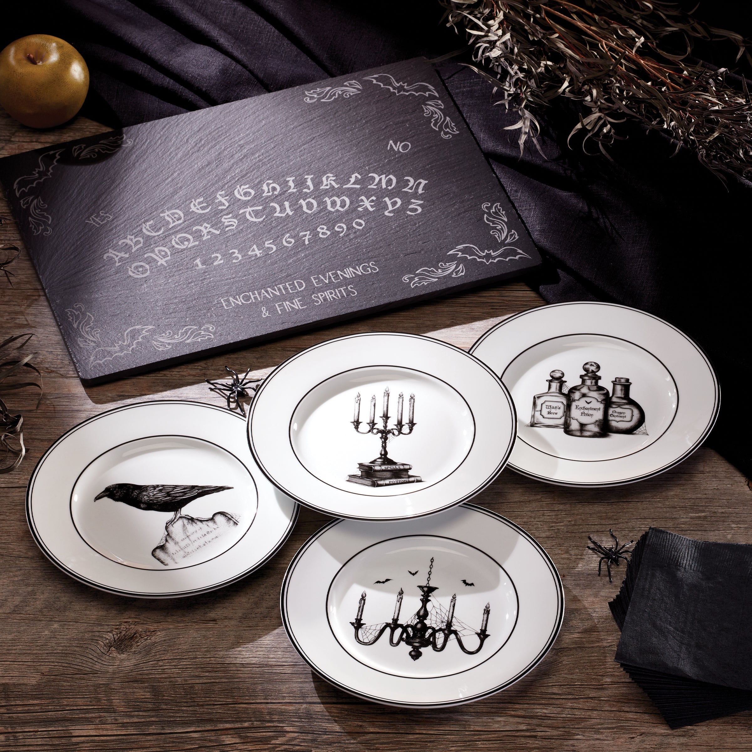 Lenox Westmore Vintage Halloween Dessert Plates, Set of 4 - Image 14
