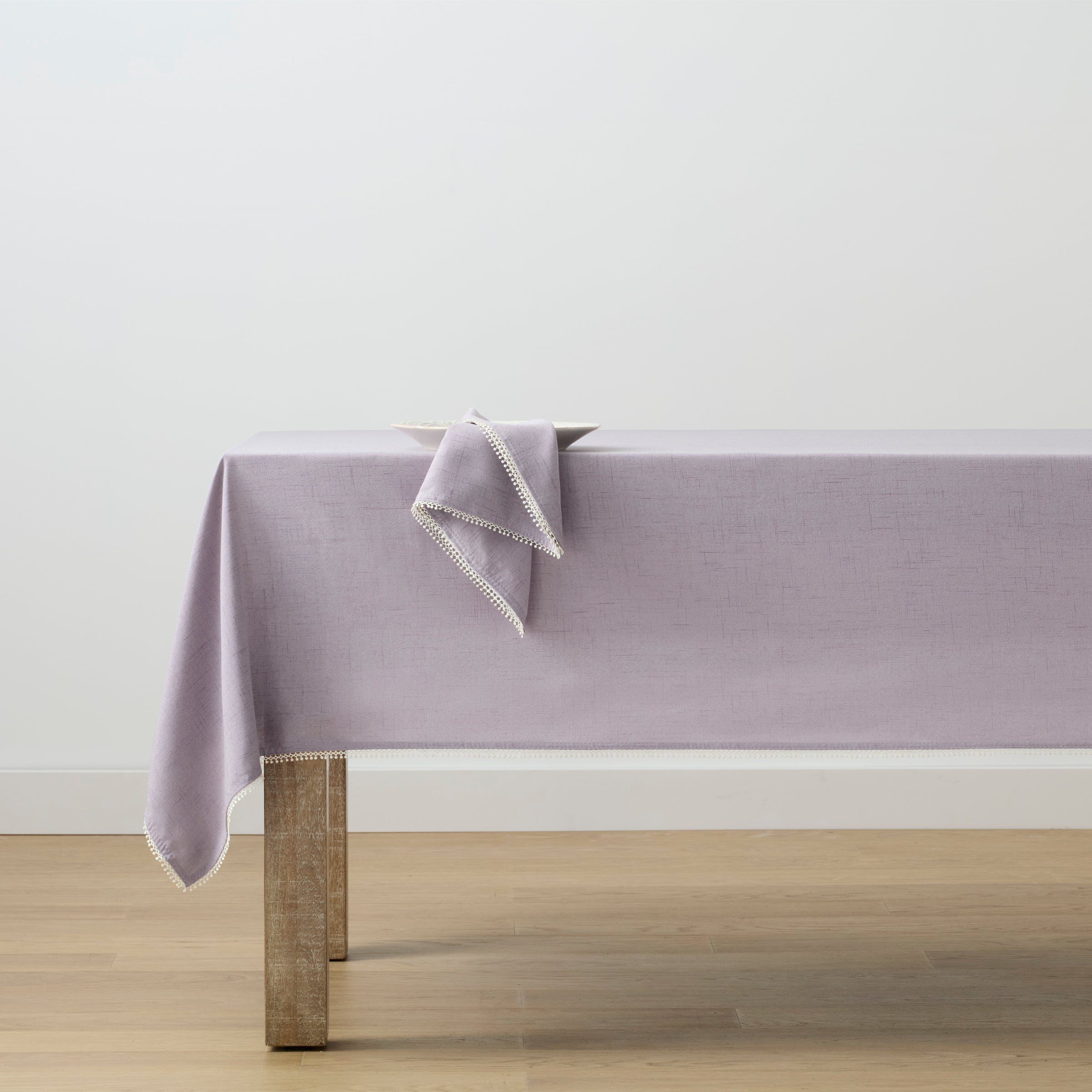 Lenox Westmore French Perle Violet 60x84 Tablecloth - Image 2