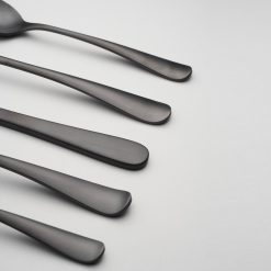 Alternative view of Lenox Westmore Rhiannon Black Satin 20-Piece Flatware Set