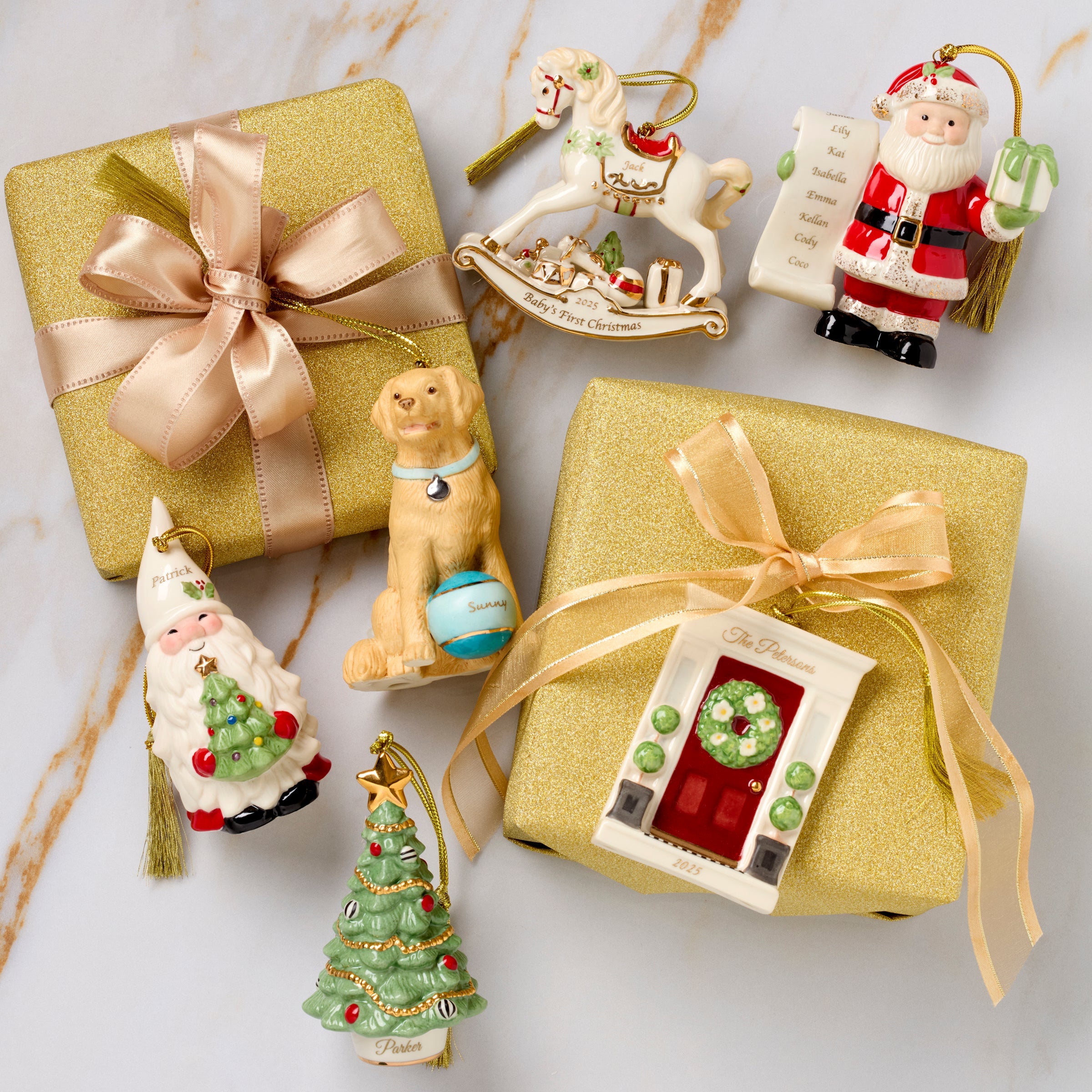Lenox Westmore Personalized Golden Retriever Ornament - Image 5