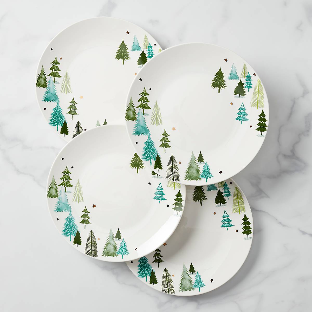 Lenox Westmore Balsam Lane Dinner Plates, Set of 4