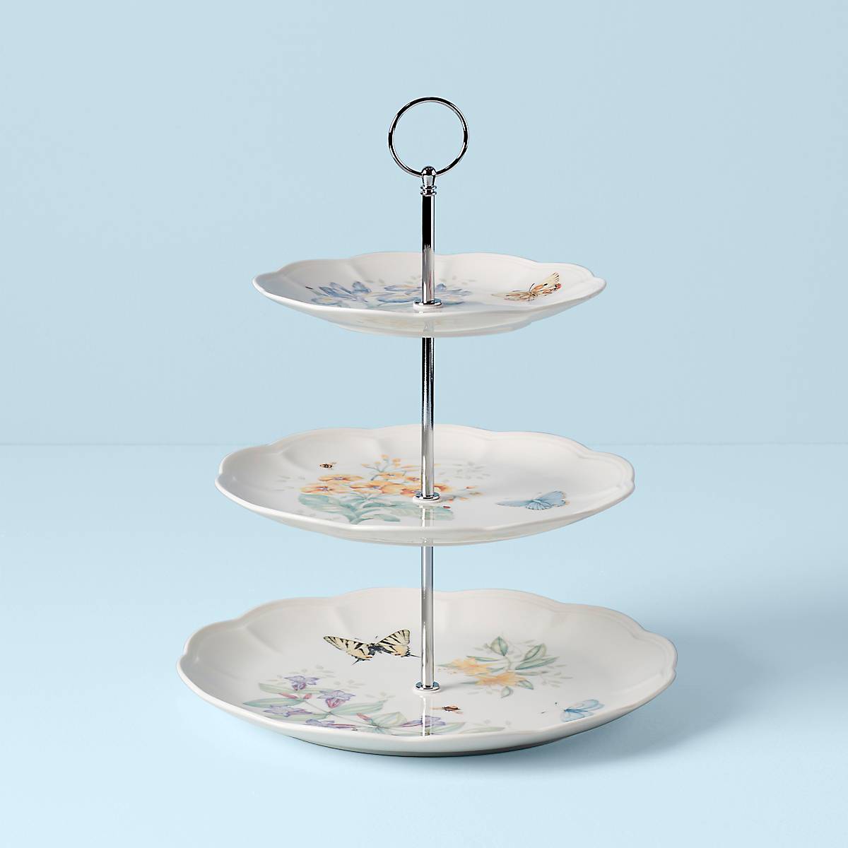 Lenox Westmore Butterfly Meadow 3-Tiered Server