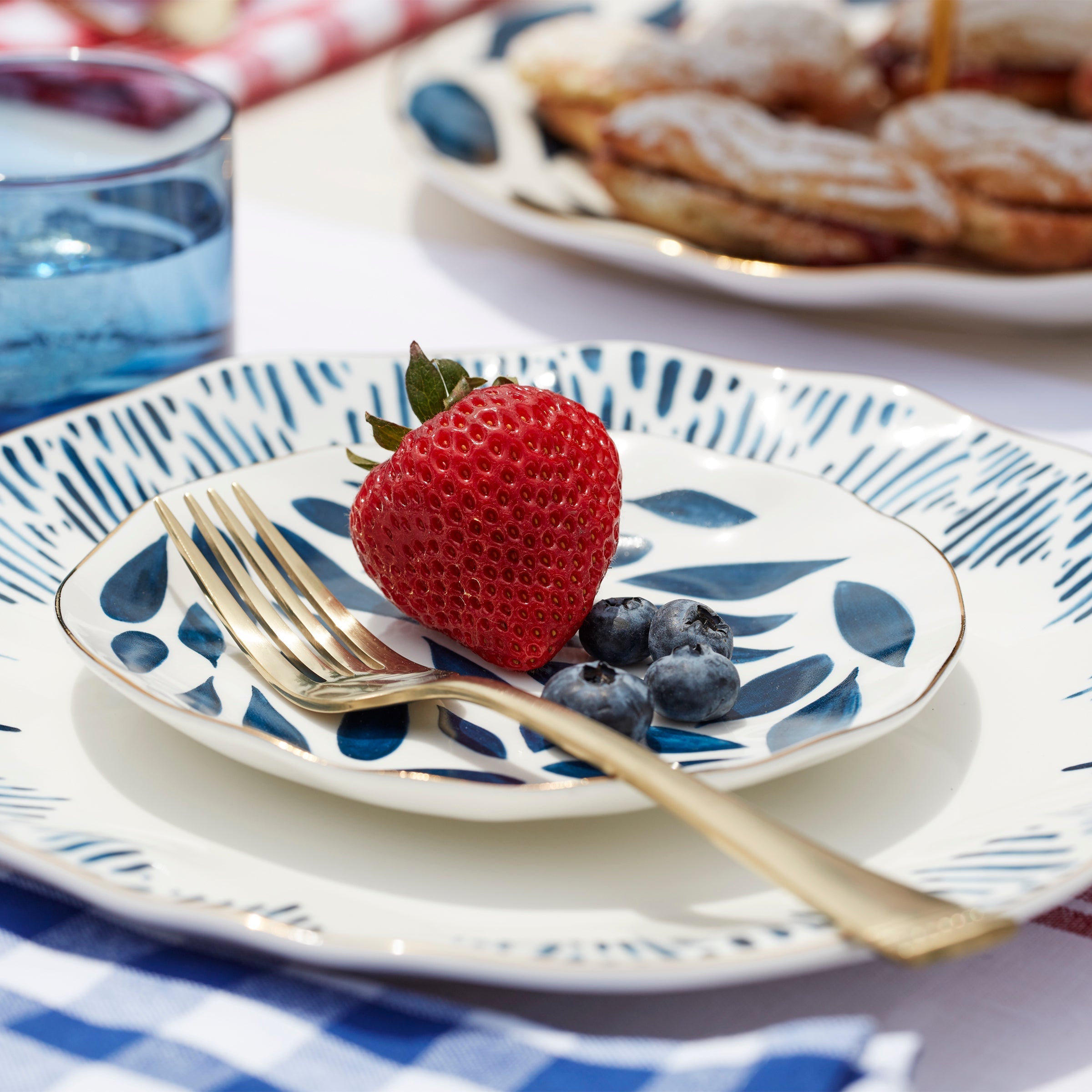 Lenox Westmore Blue Bay Tidbit Plates, Set of 4 - Image 3