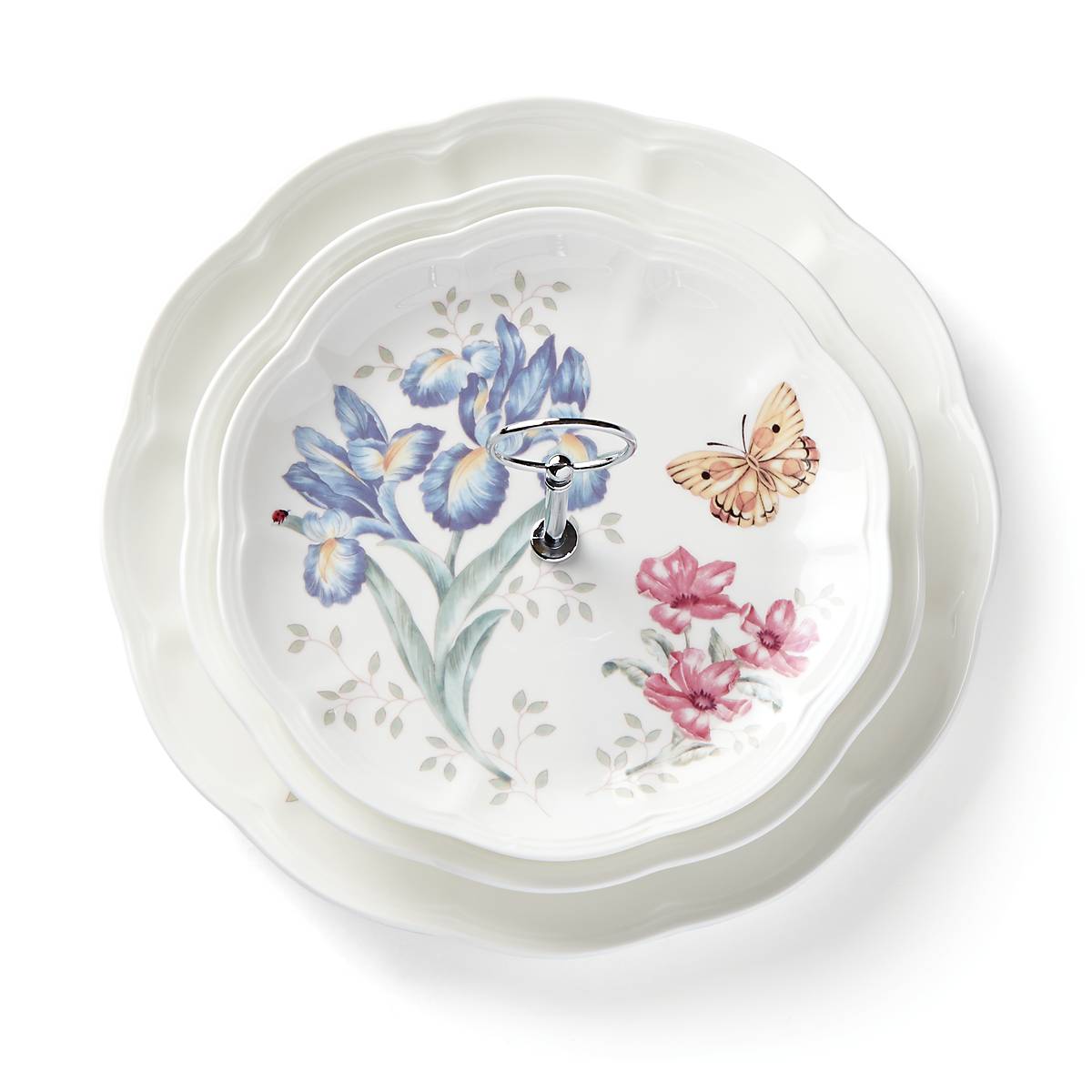 Lenox Westmore Butterfly Meadow 3-Tiered Server - Image 6