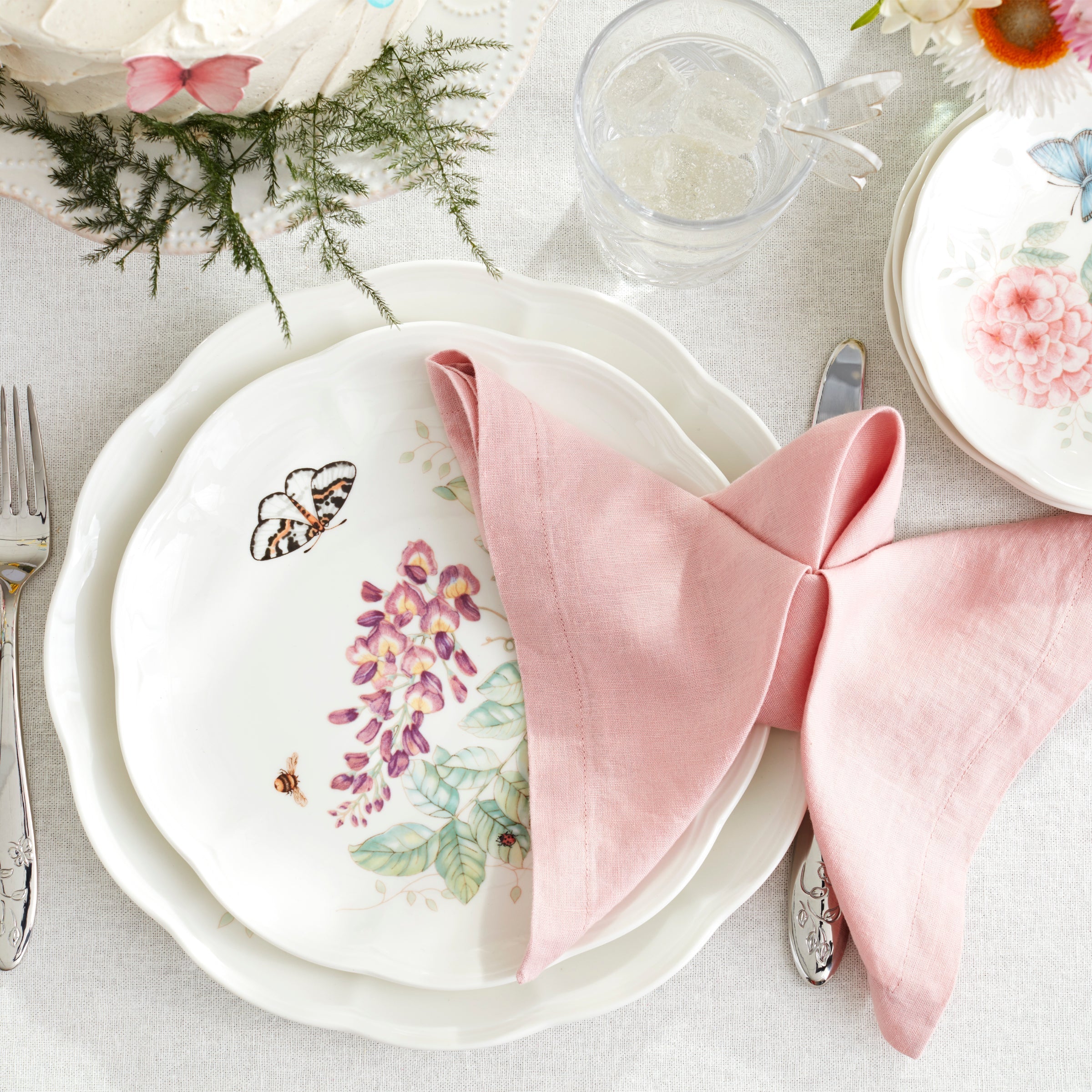 Lenox Westmore Butterfly Meadow 28-Piece Dinnerware Set - Image 6