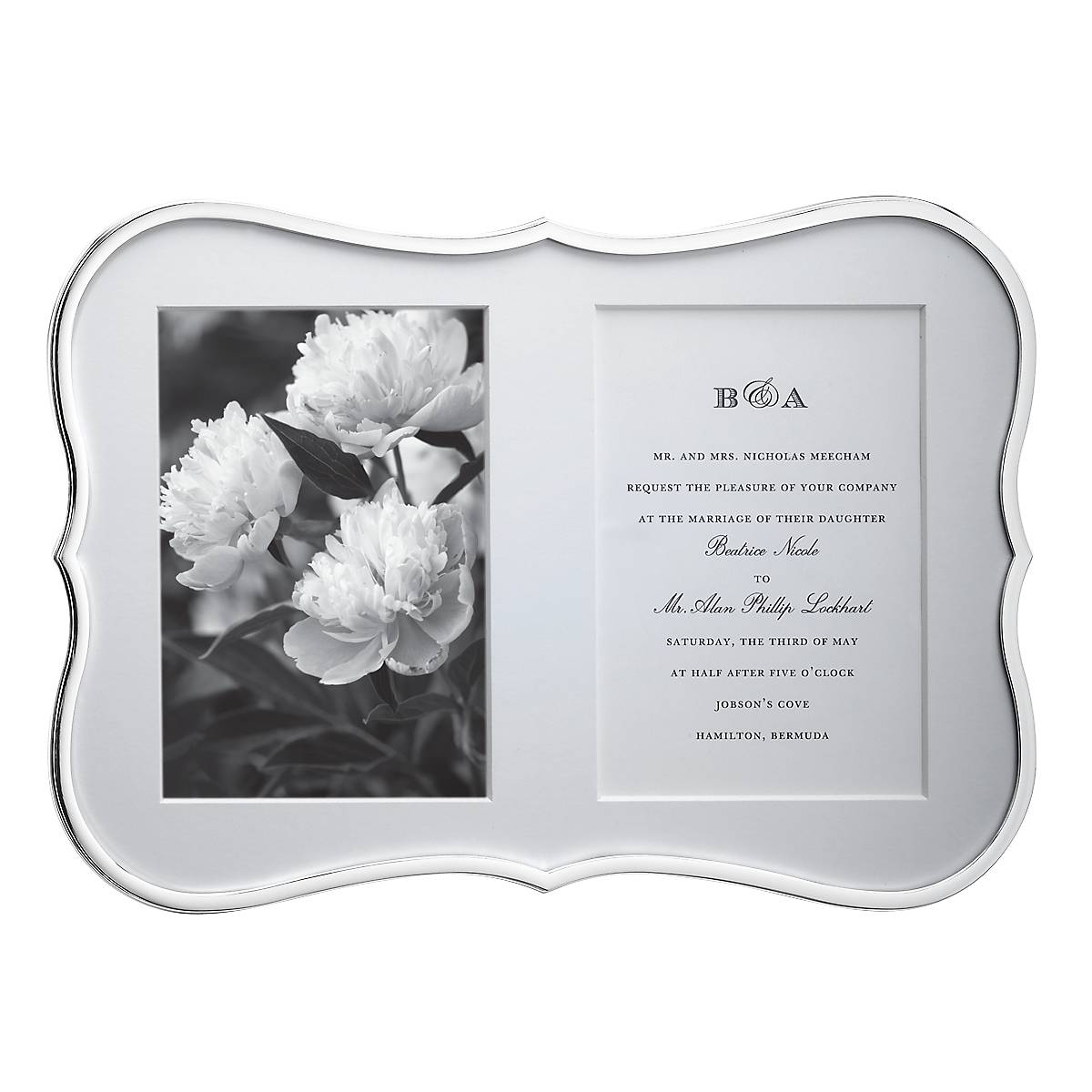 Lenox Westmore Crown Point Double 5x7 Photo Frame