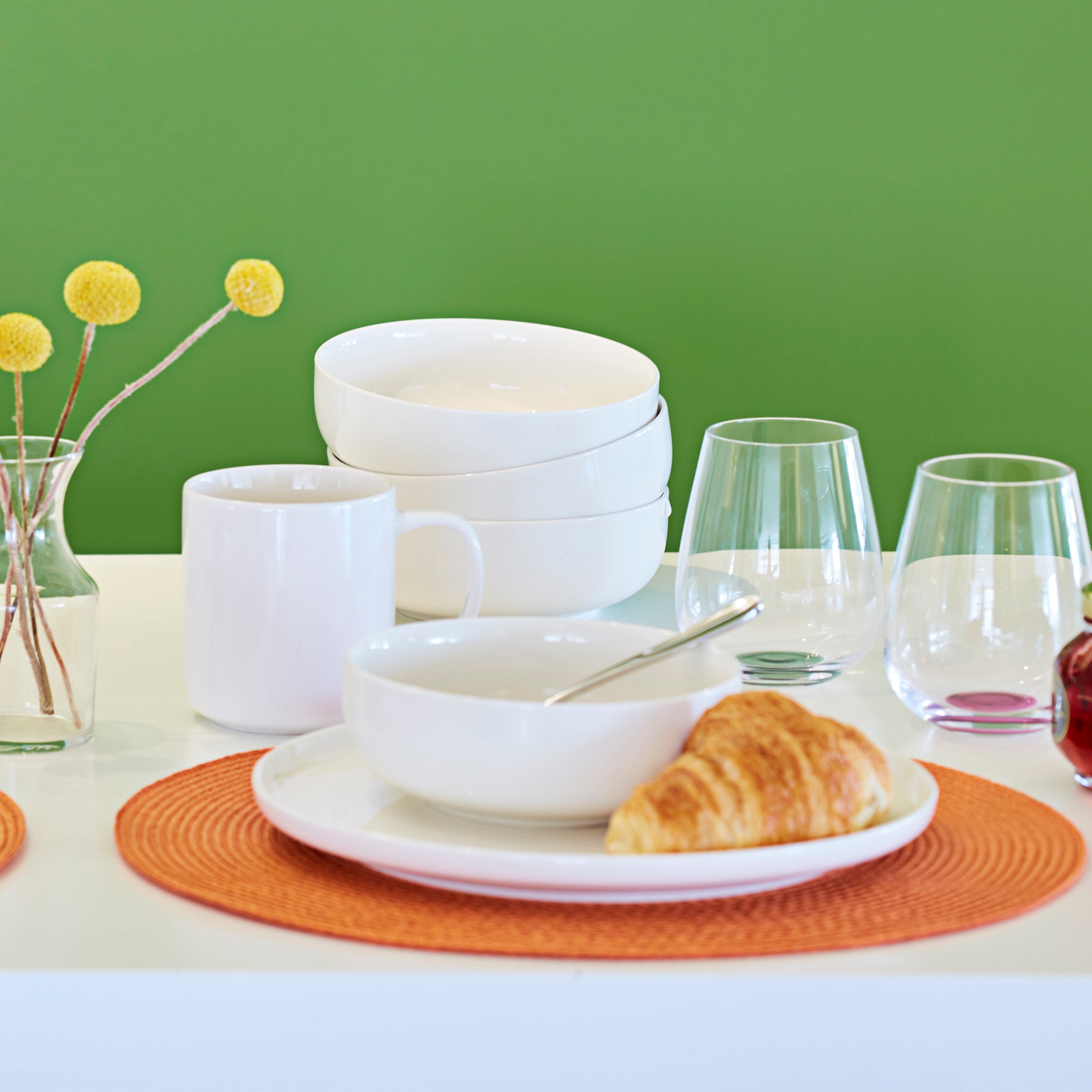 Lenox Westmore 24 Seven White 12-Piece Dinnerware Set - Image 15