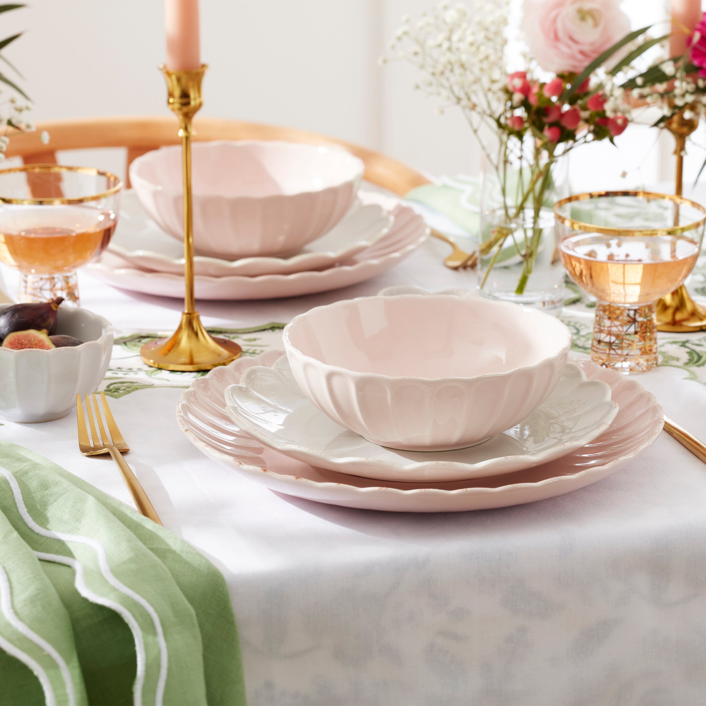 Lenox Westmore French Perle Scallop White Accent Plates, Set of 4 - Image 4