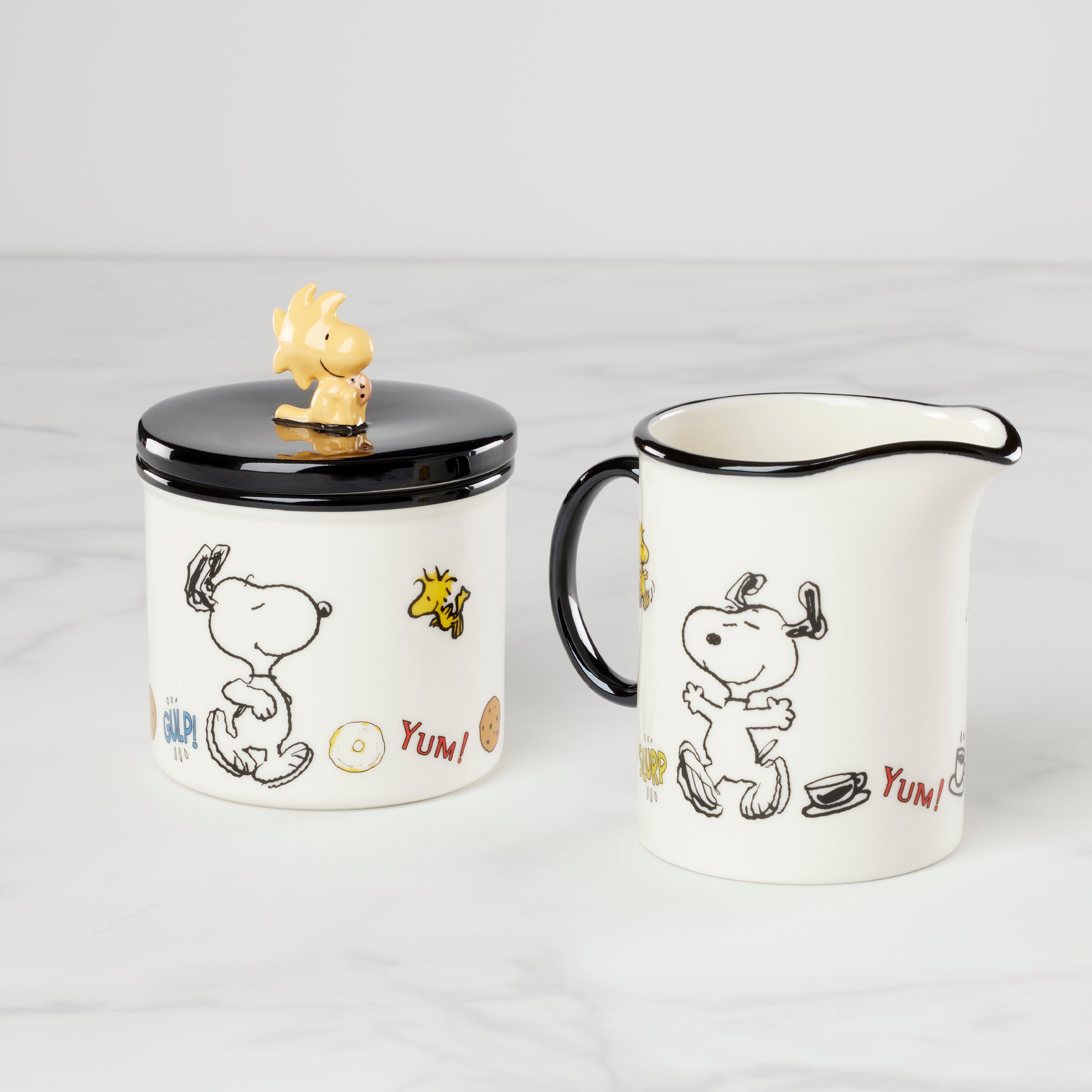 Lenox Westmore Chef Snoopy Sugar & Creamer 2-Piece Set