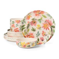 Lenox Westmore 24 Seven Melamine Floral 12-Piece Dinnerware Set