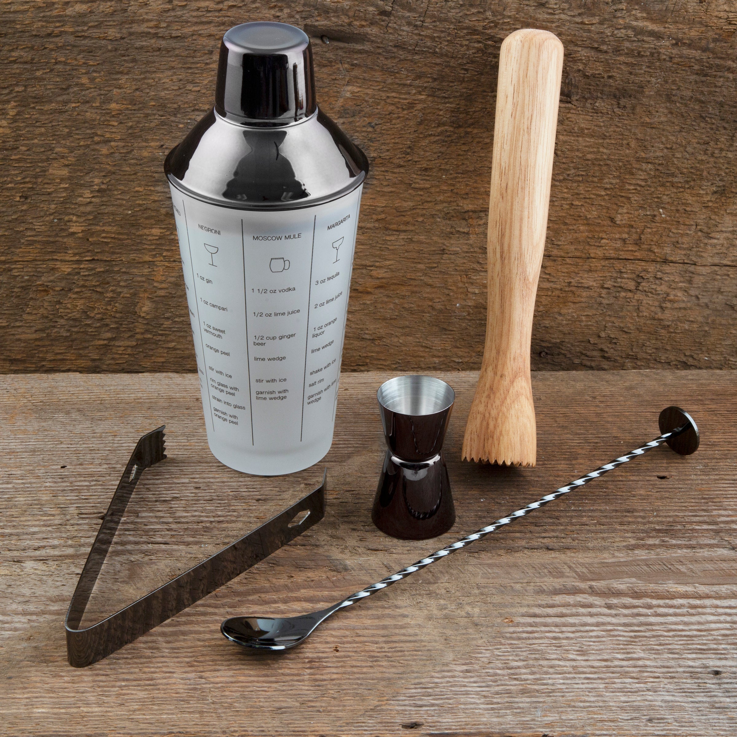 Lenox Westmore Black Mixology 5-Piece Tool Set - Image 2