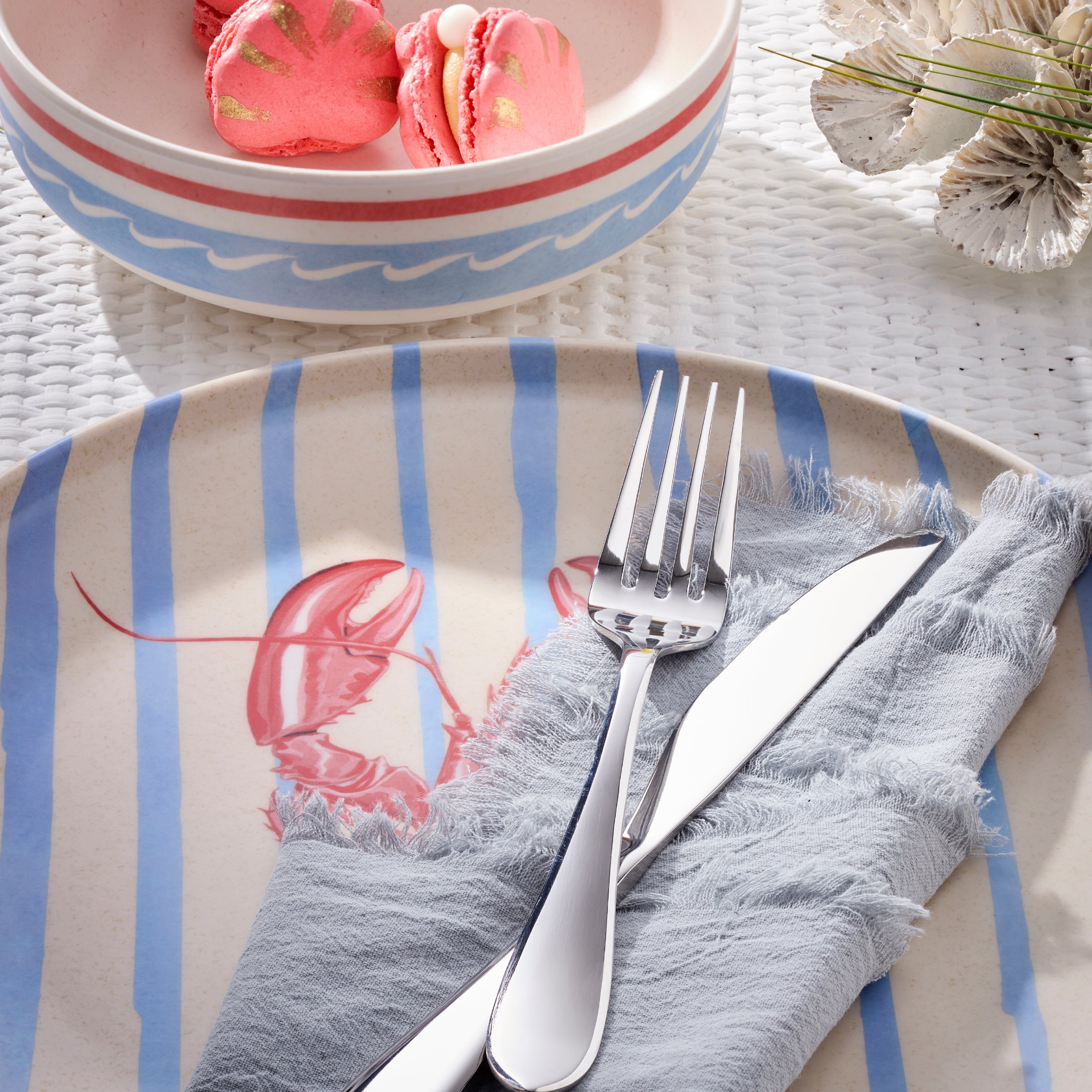 Lenox Westmore 24 Seven Melamine Wharfside 18-Piece Dinnerware Set - Image 4