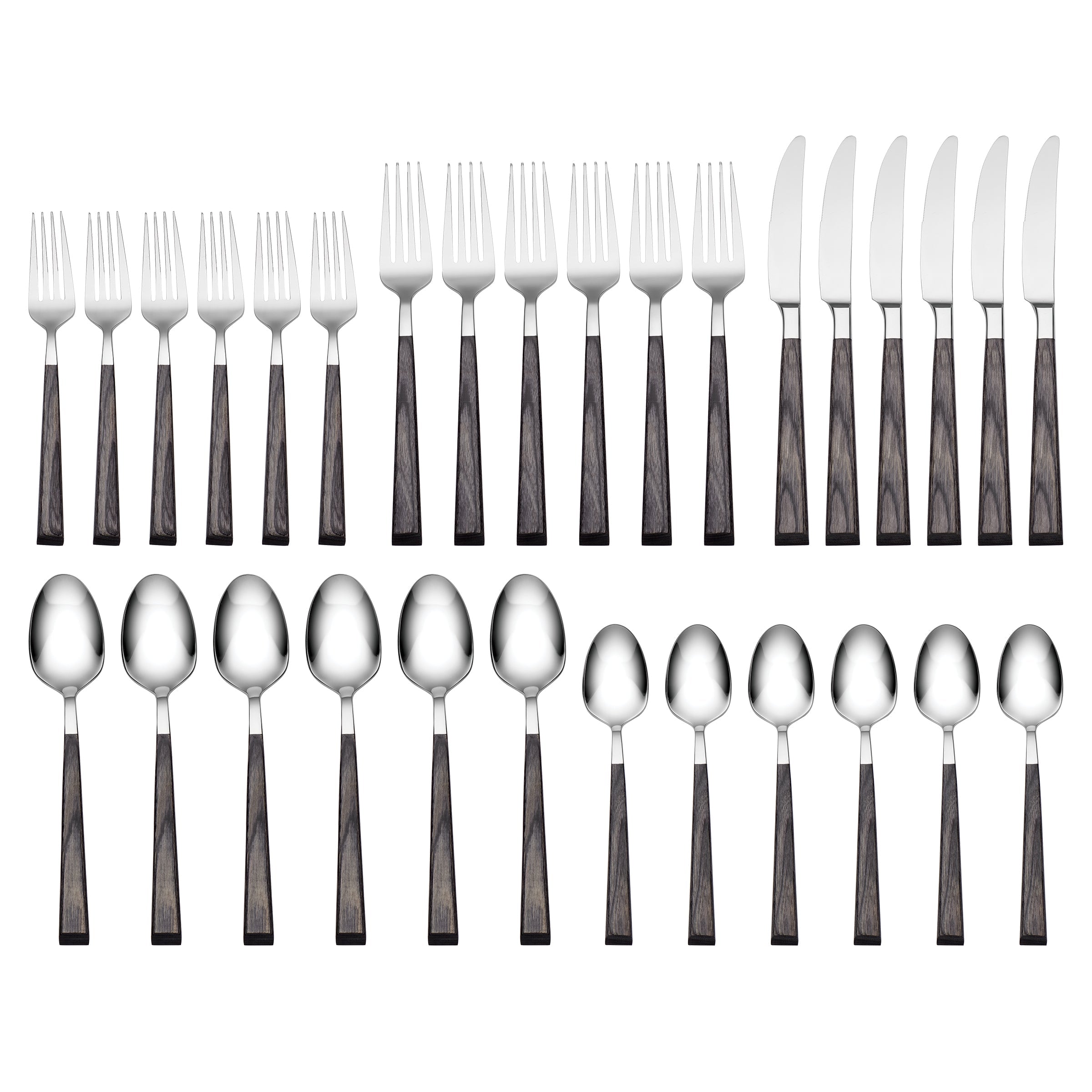 Lenox Westmore Coronado Charcoal 30-Piece Flatware Kit