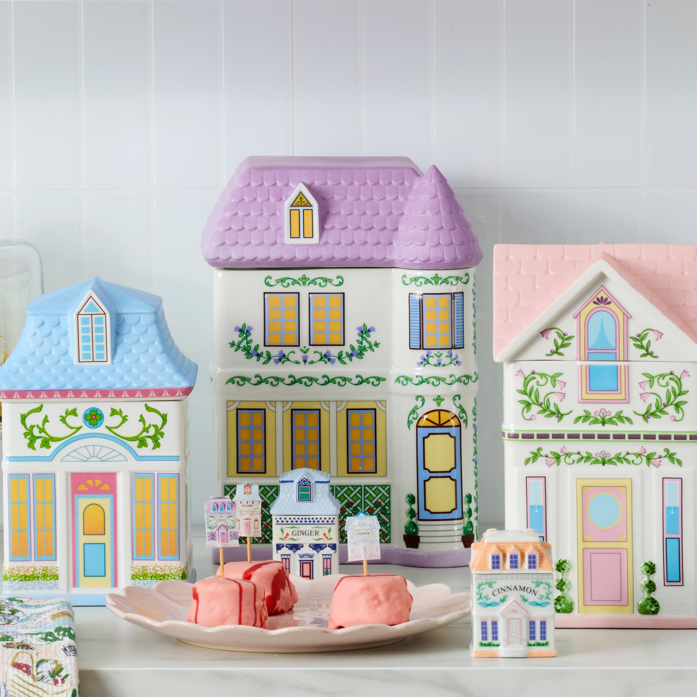 Lenox Westmore Lenox Spice Village House Canisters, Set of 3 - Image 7