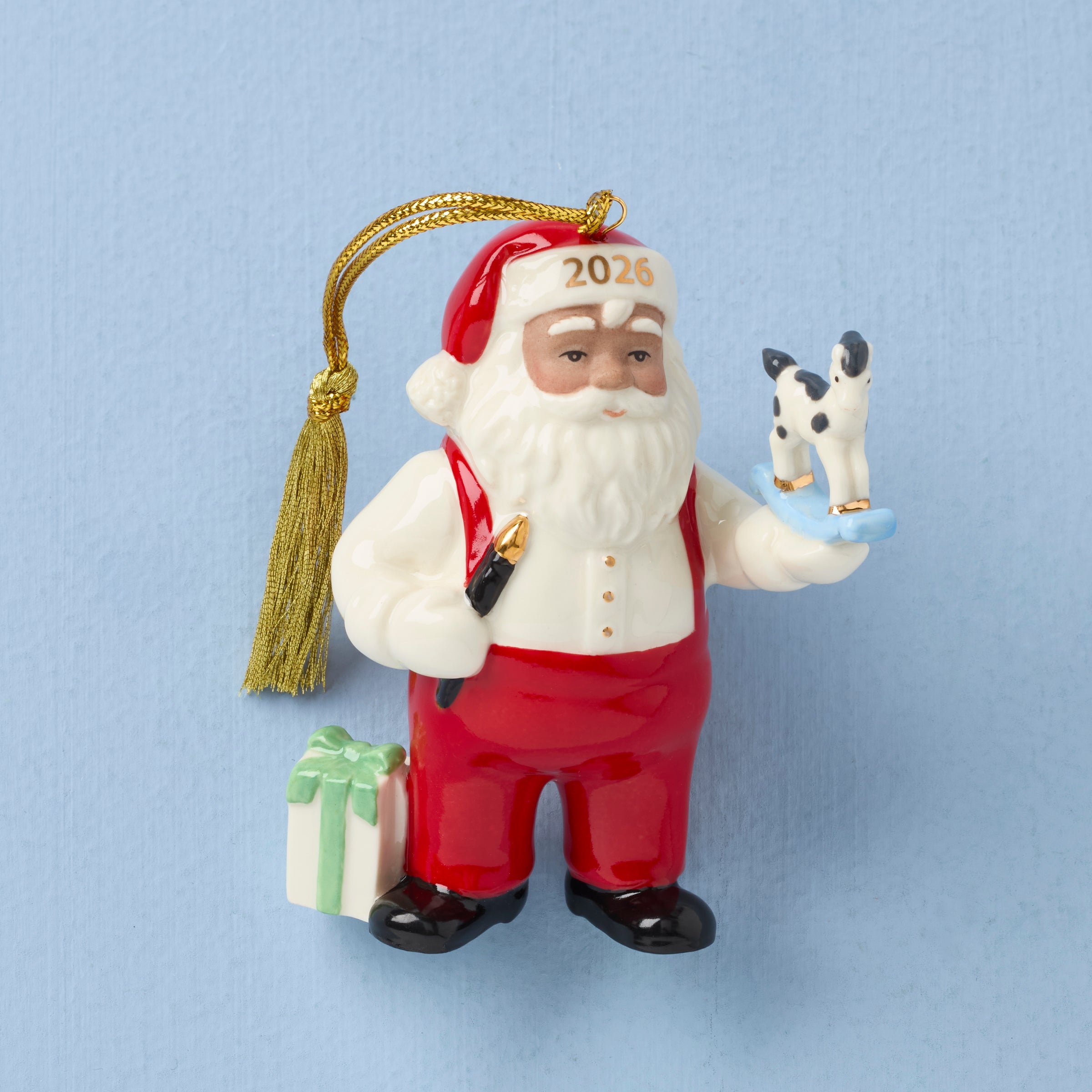 Lenox Westmore African American Santa Workshop Ornament