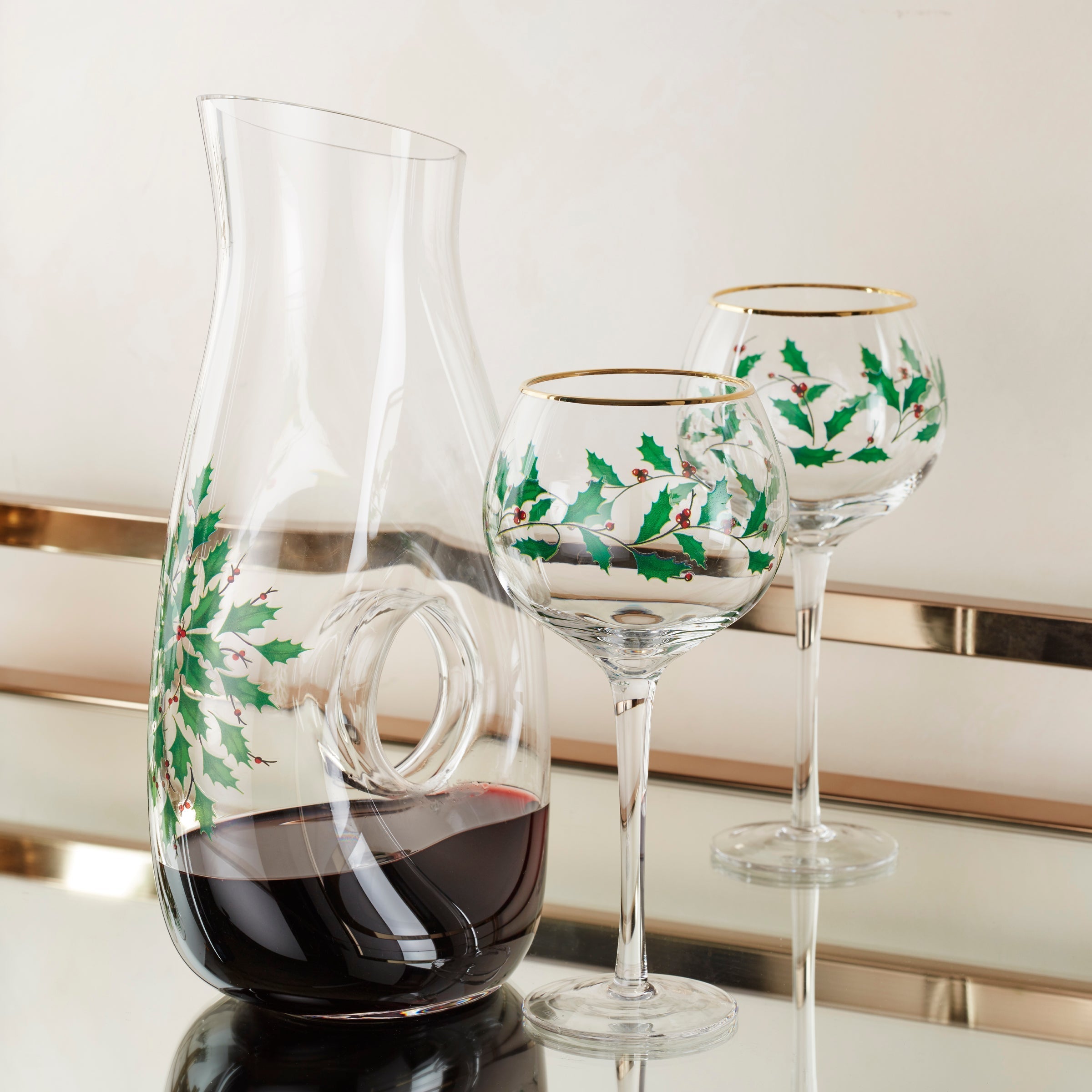 Lenox Westmore Holiday Pierced Decanter - Image 4