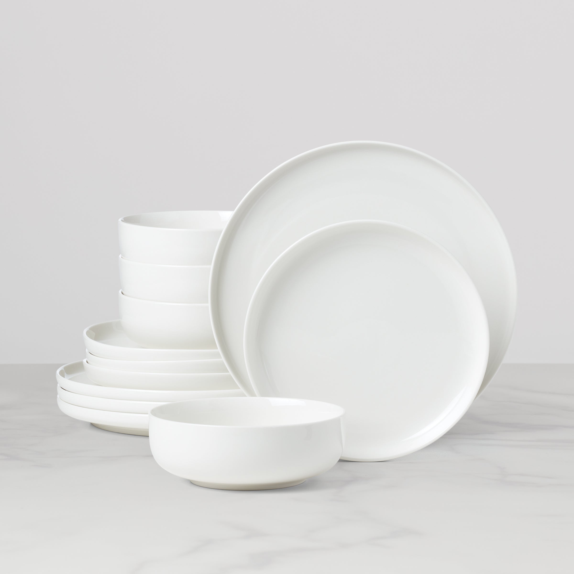 Lenox Westmore 24 Seven White 12-Piece Dinnerware Set