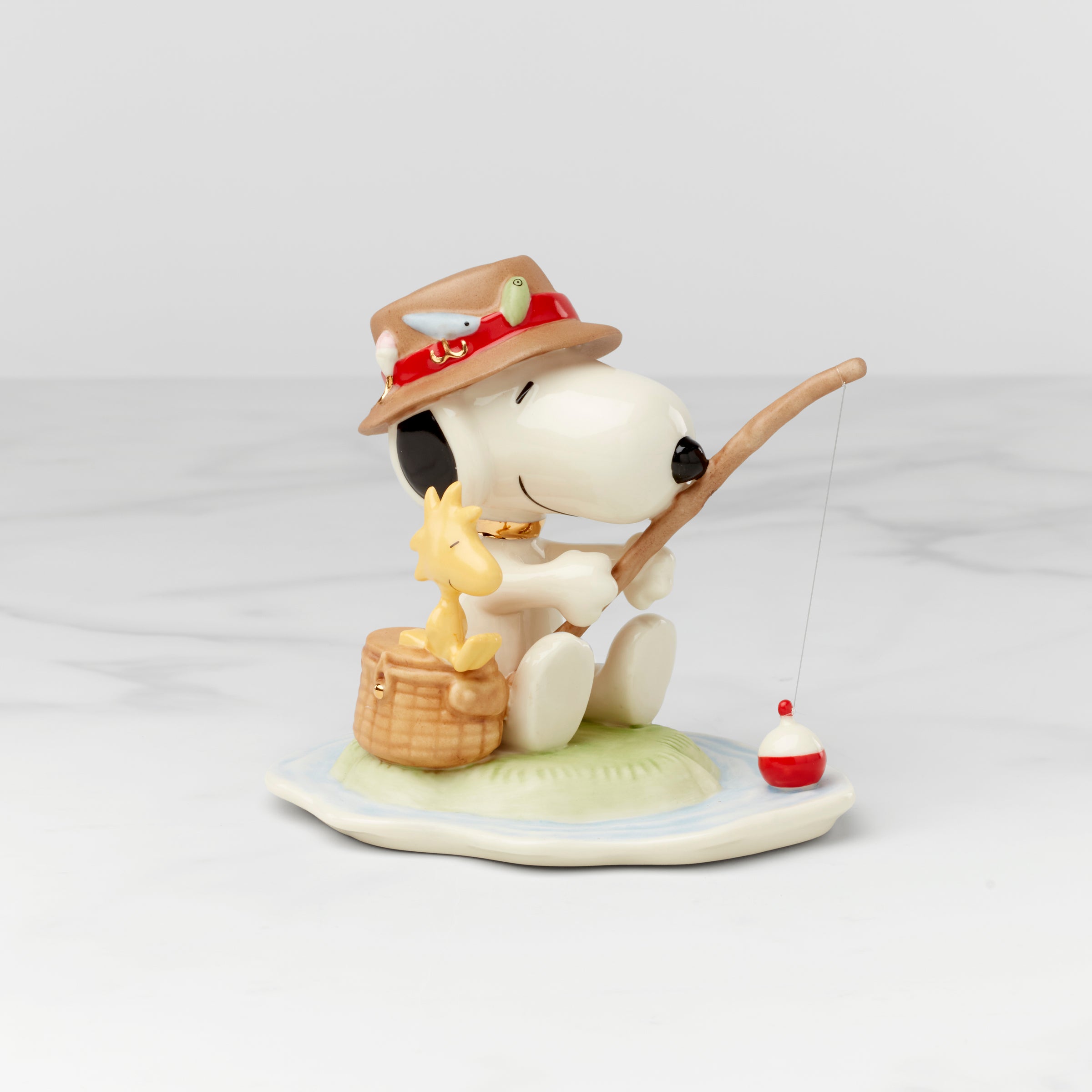 Lenox Westmore Peanuts Fishing Buddies Figurine