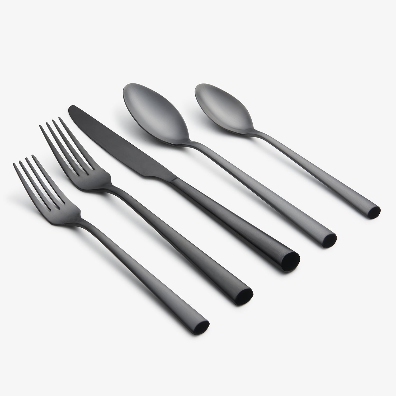 Lenox Westmore Gilda Black Satin 20-Piece Flatware Set