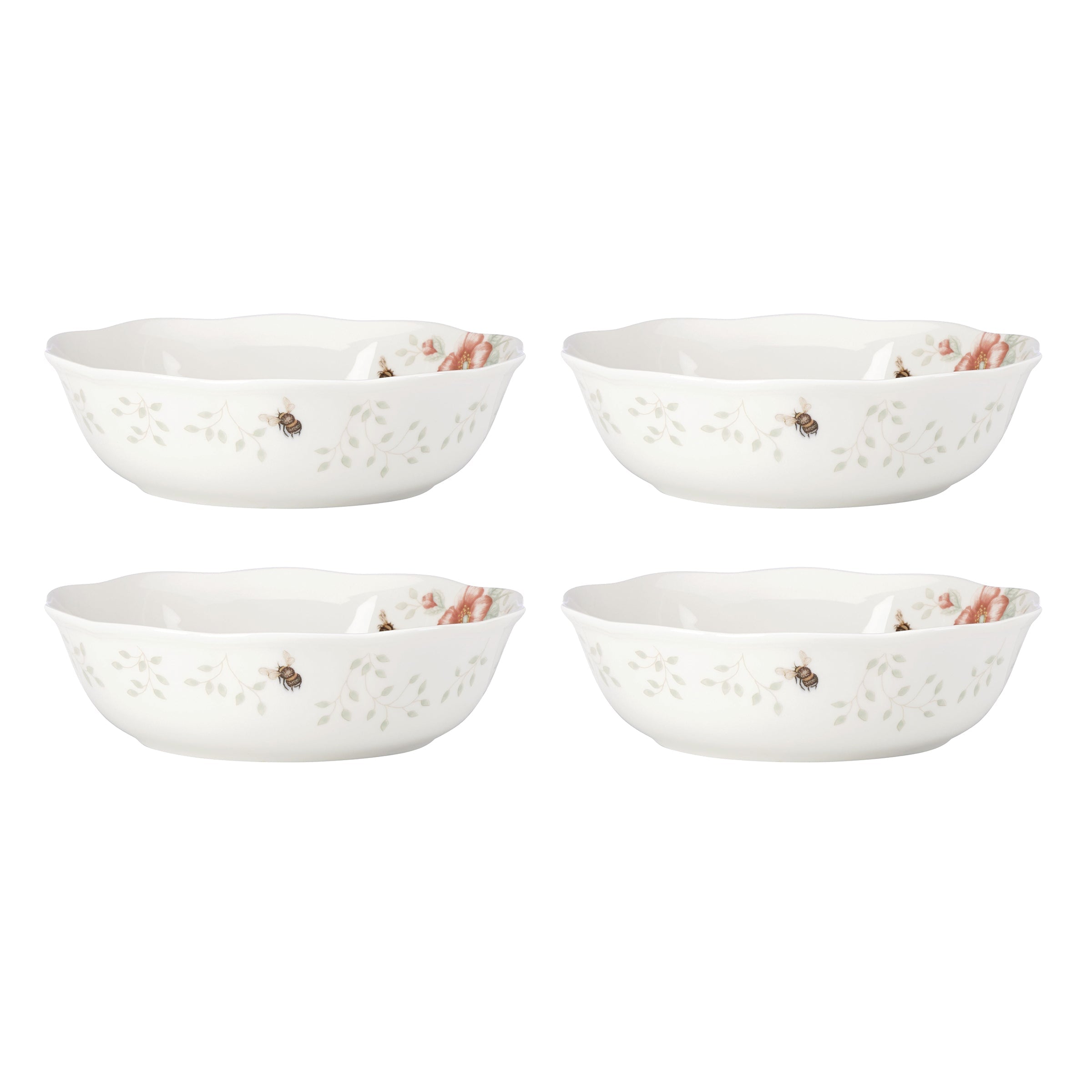 Lenox Westmore Butterfly Meadow Soup Bowls, Set of 4