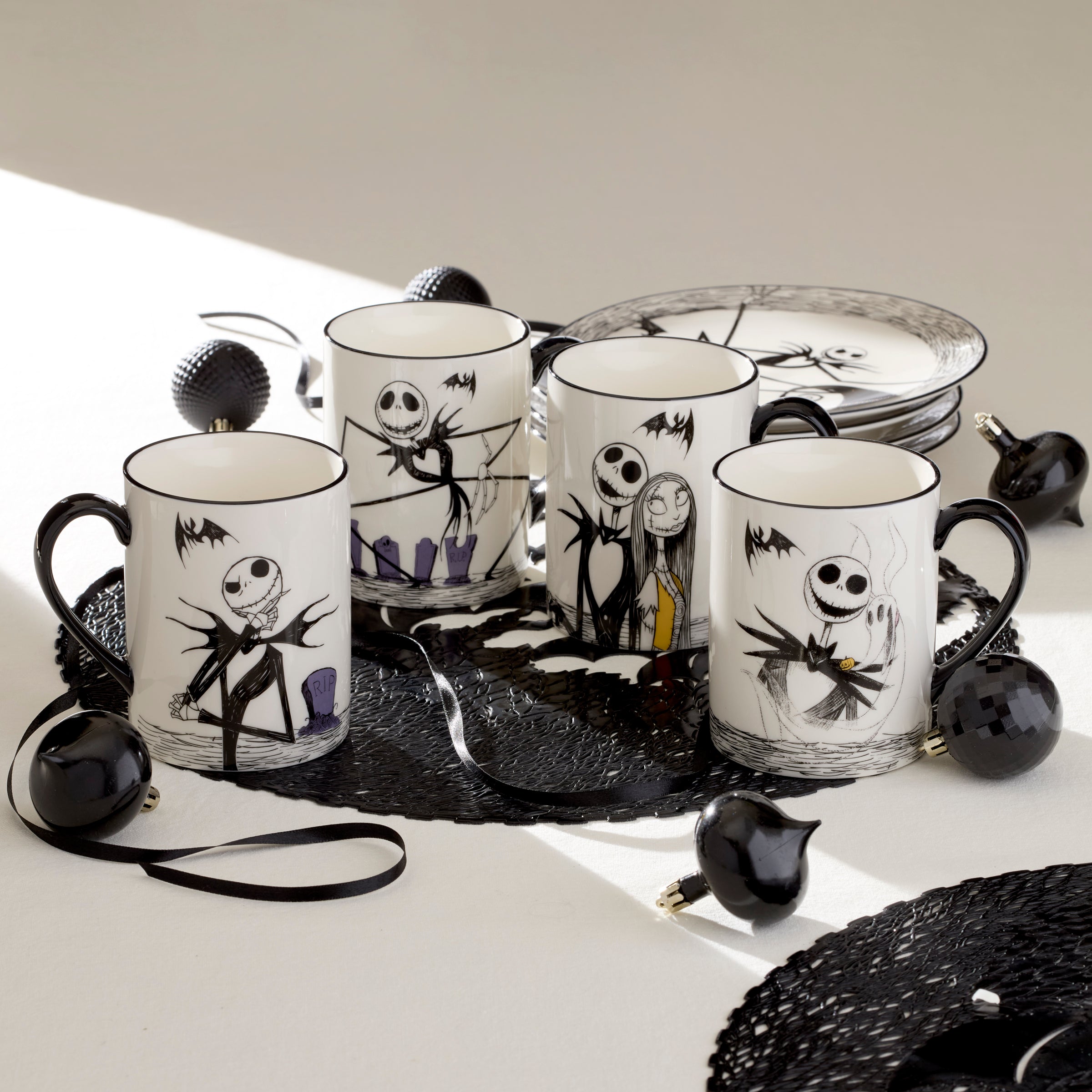 Lenox Westmore Nightmare Before Christmas Mugs, Set of 4 - Image 3