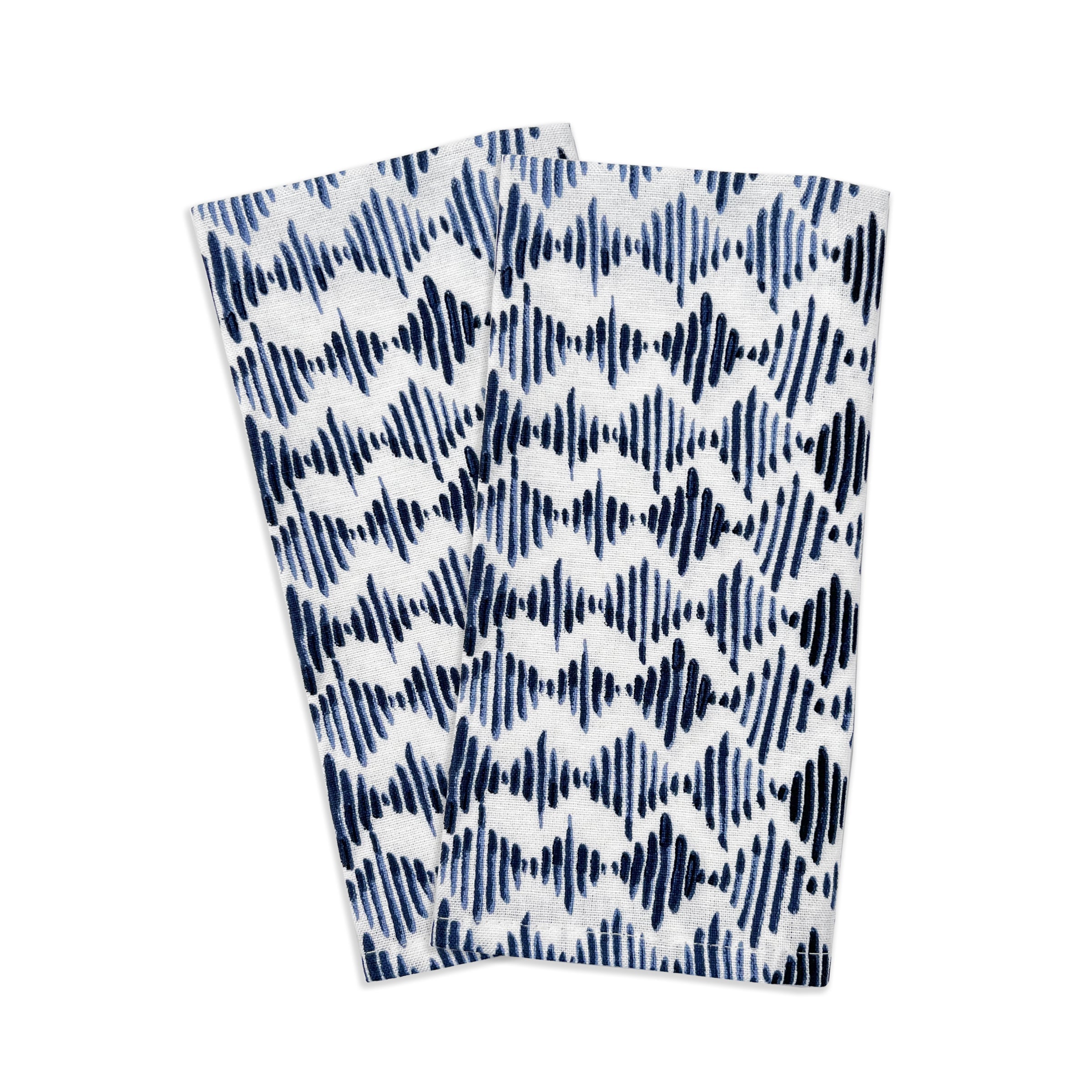 Lenox Westmore Blue Bay Diamond Dinner Napkin, Set of 2
