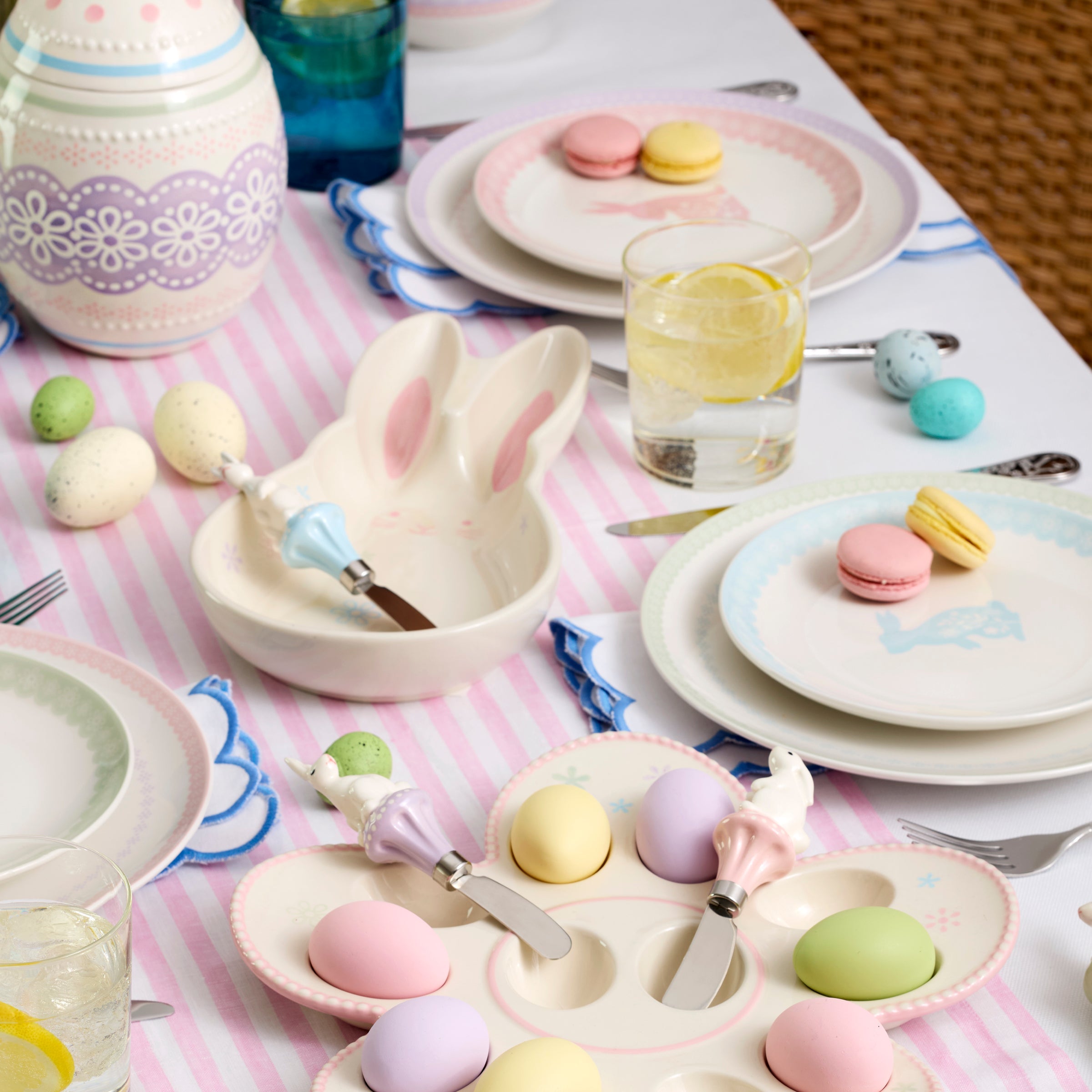 Lenox Westmore Bunny Hop Easter Egg Platter - Image 3