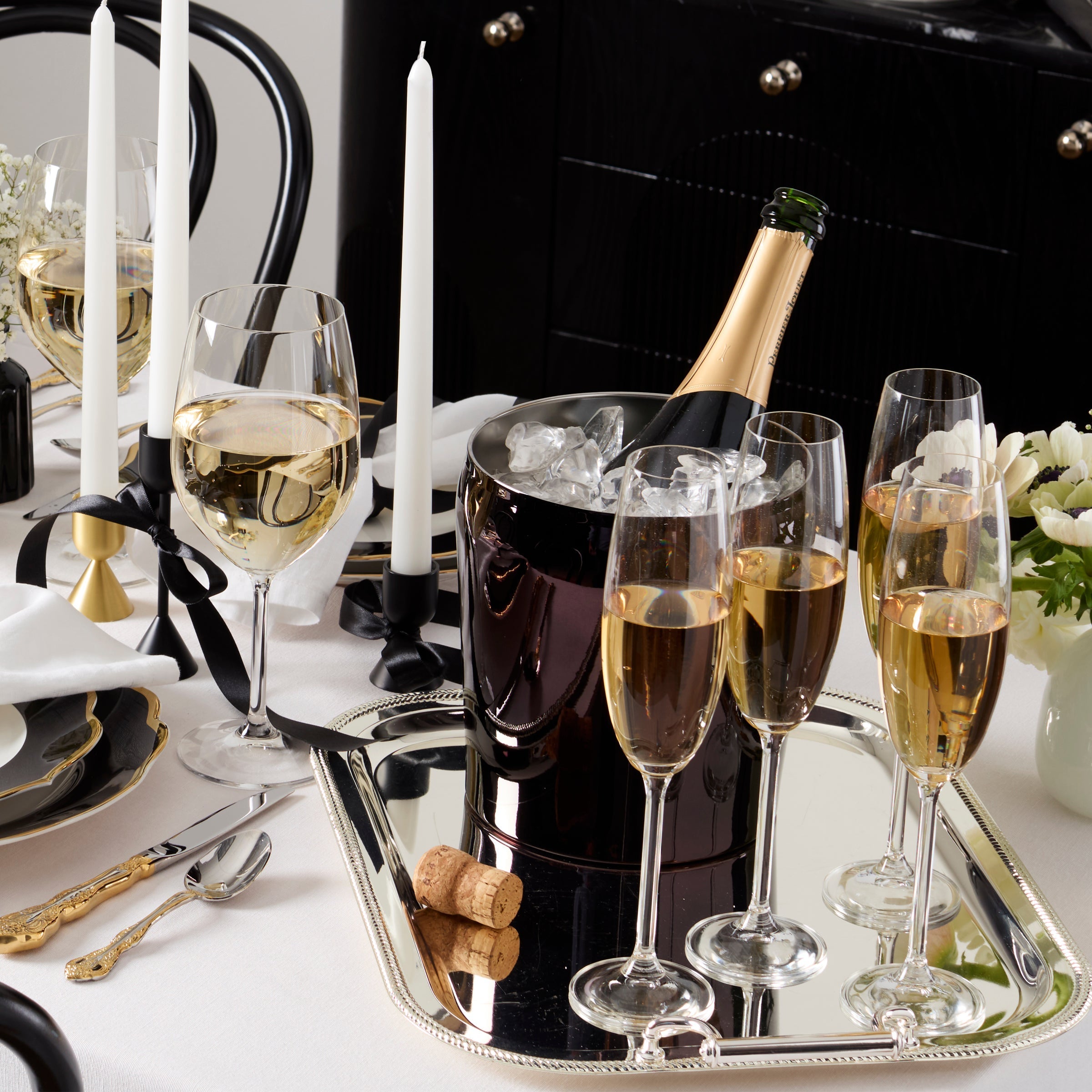 Lenox Westmore Tuscany Classics Champagne Flute Glasses, Set of 6 - Image 5