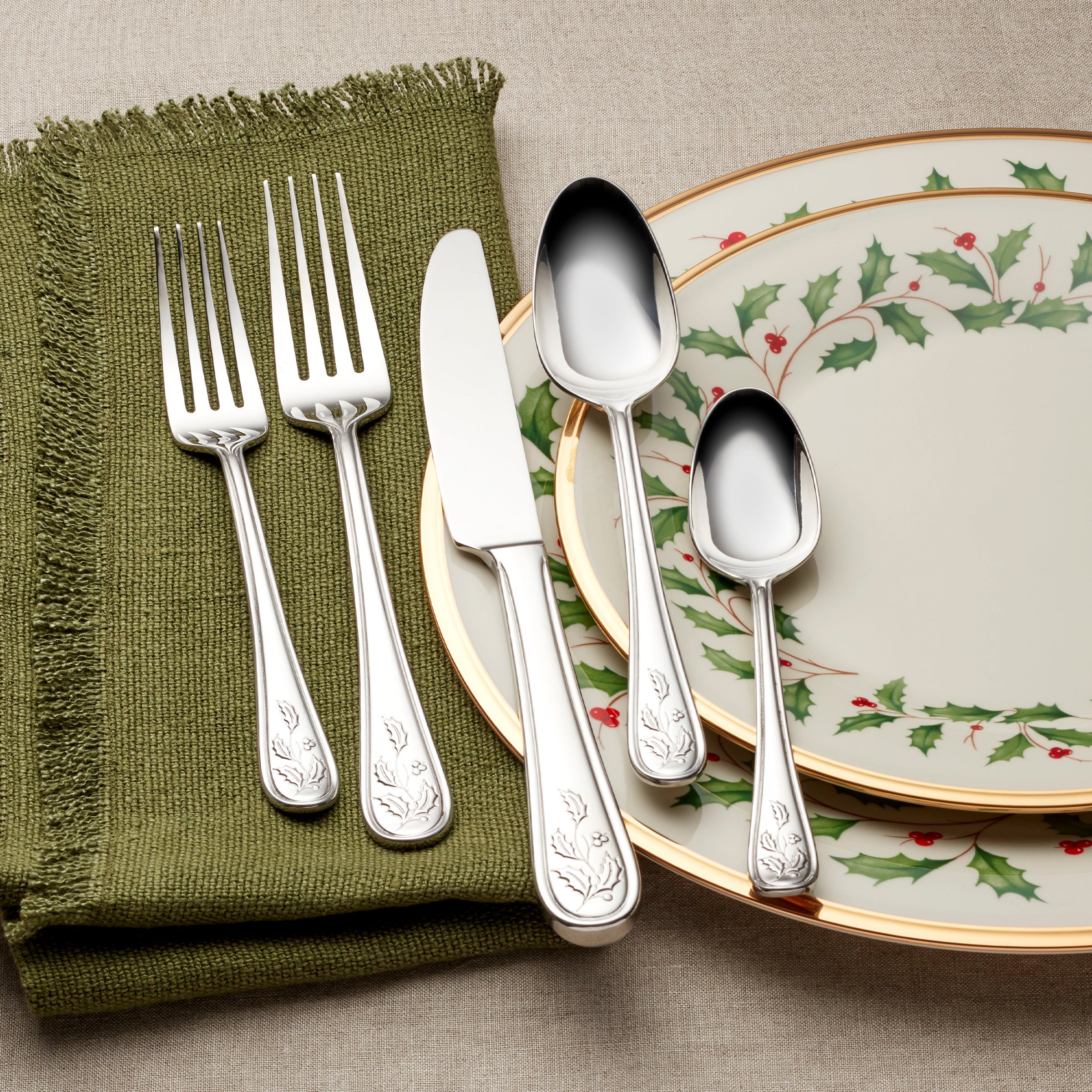 Lenox Westmore Holiday 65-Piece Flatware Set - Image 5