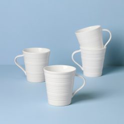 Lenox Westmore Tin Can Alley Mugs, Set of 4