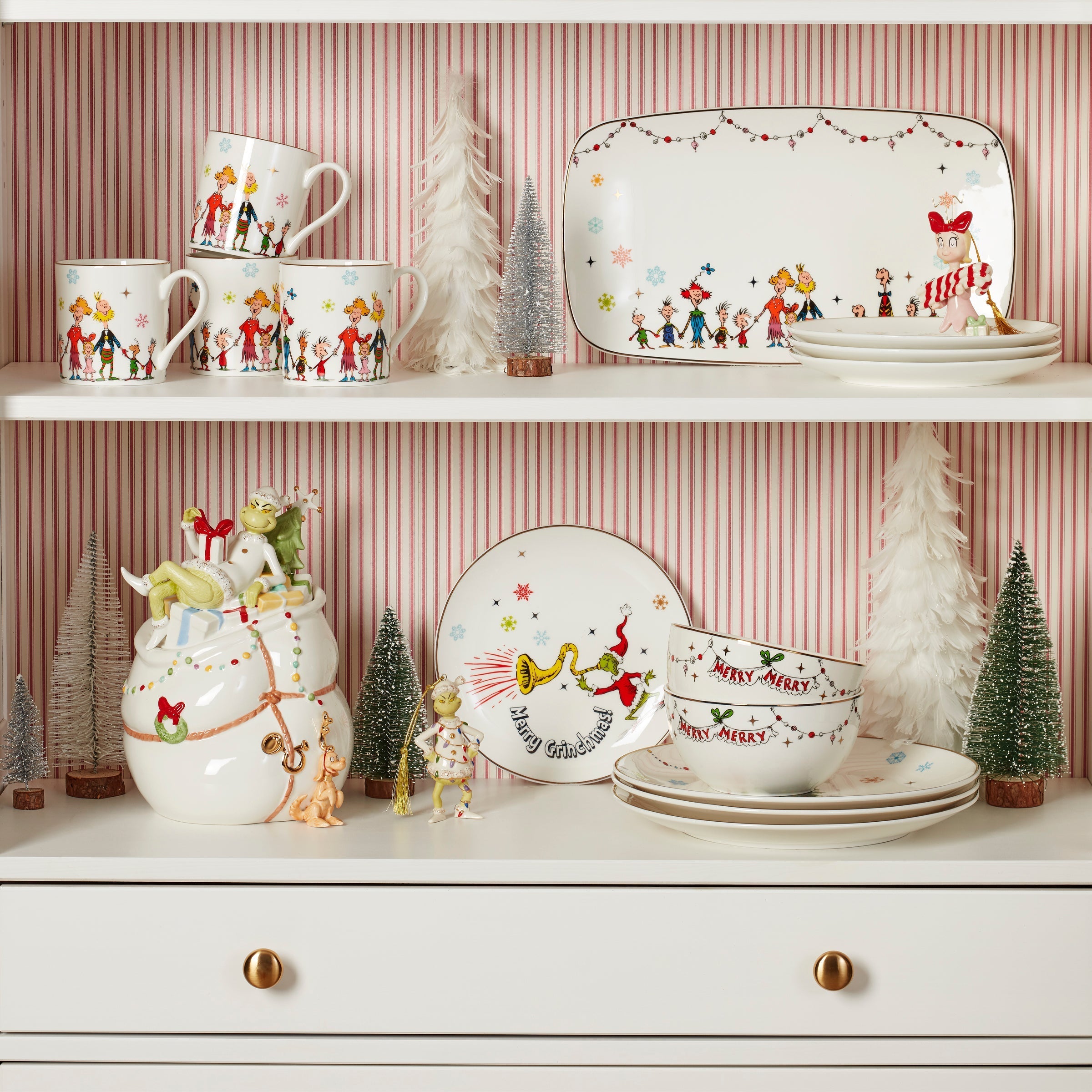 Lenox Westmore Merry Grinchmas Cookie Jar - Image 4