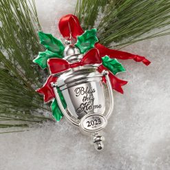 Alternative view of Lenox Westmore 2025 Bless This Home Silverplate Ornament