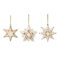 Alternative view of Lenox Westmore Pierced Star Ornaments Set of 3