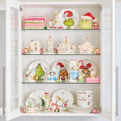 Alternative view of Lenox Westmore Merry Grinchmas Grinchie Grins Accent Plates, Set of 4