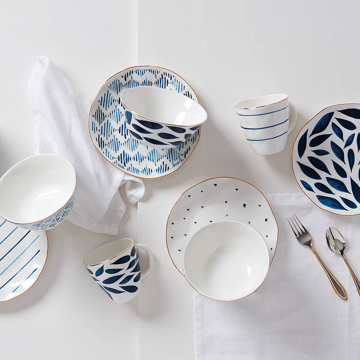 Lenox Westmore Blue Bay 12-Piece Dessert Set - Image 8