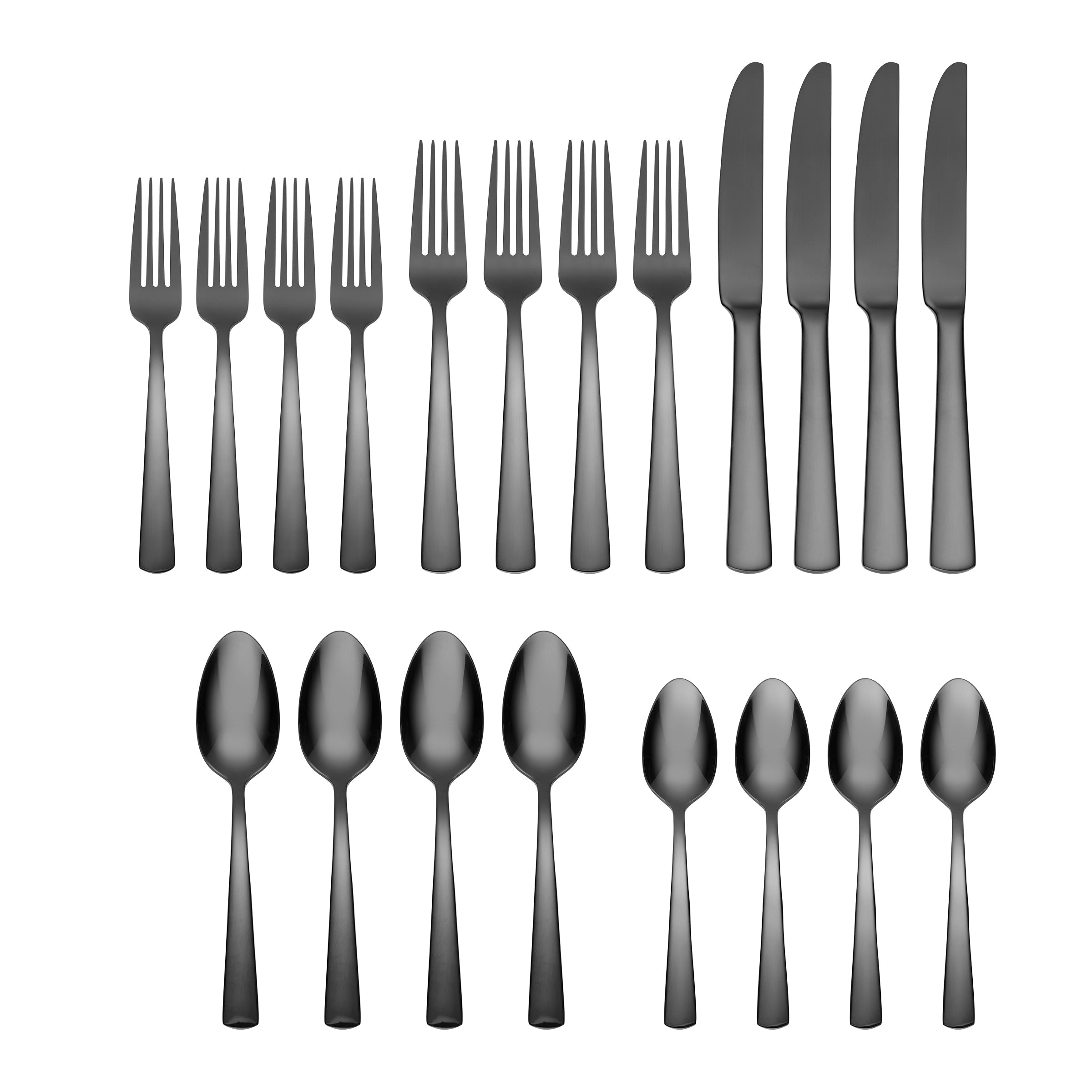 Lenox Westmore Aptitude Midnight Glossy 20-Piece Flatware Set - Image 2