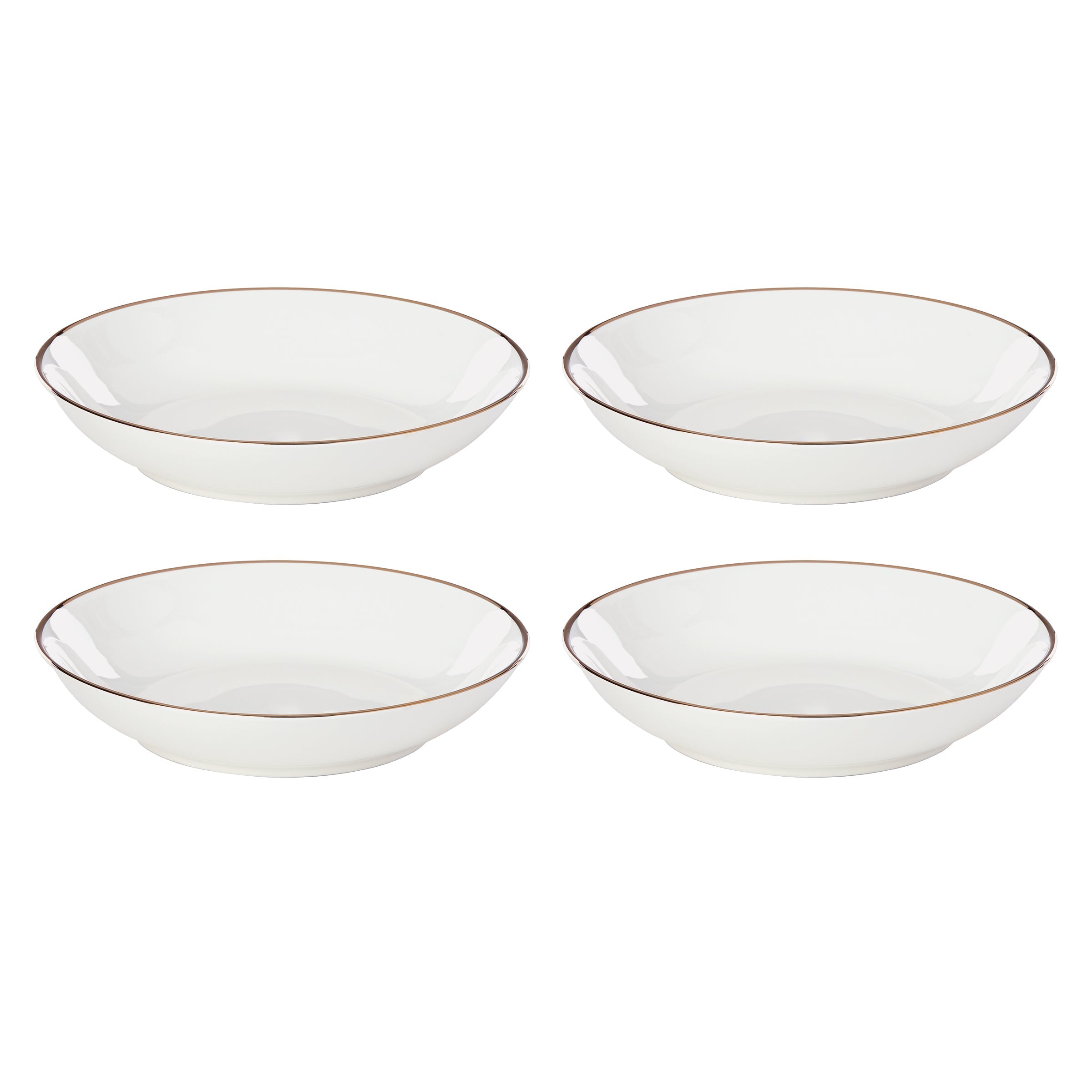 Lenox Westmore Trianna White Pasta Bowls, Set of 4