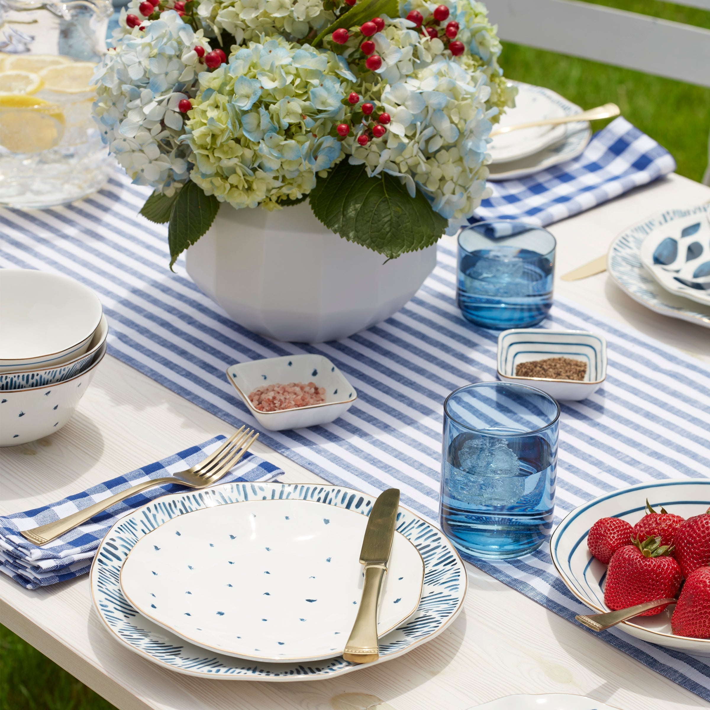 Lenox Westmore Blue Bay 12-Piece Dessert Set - Image 7