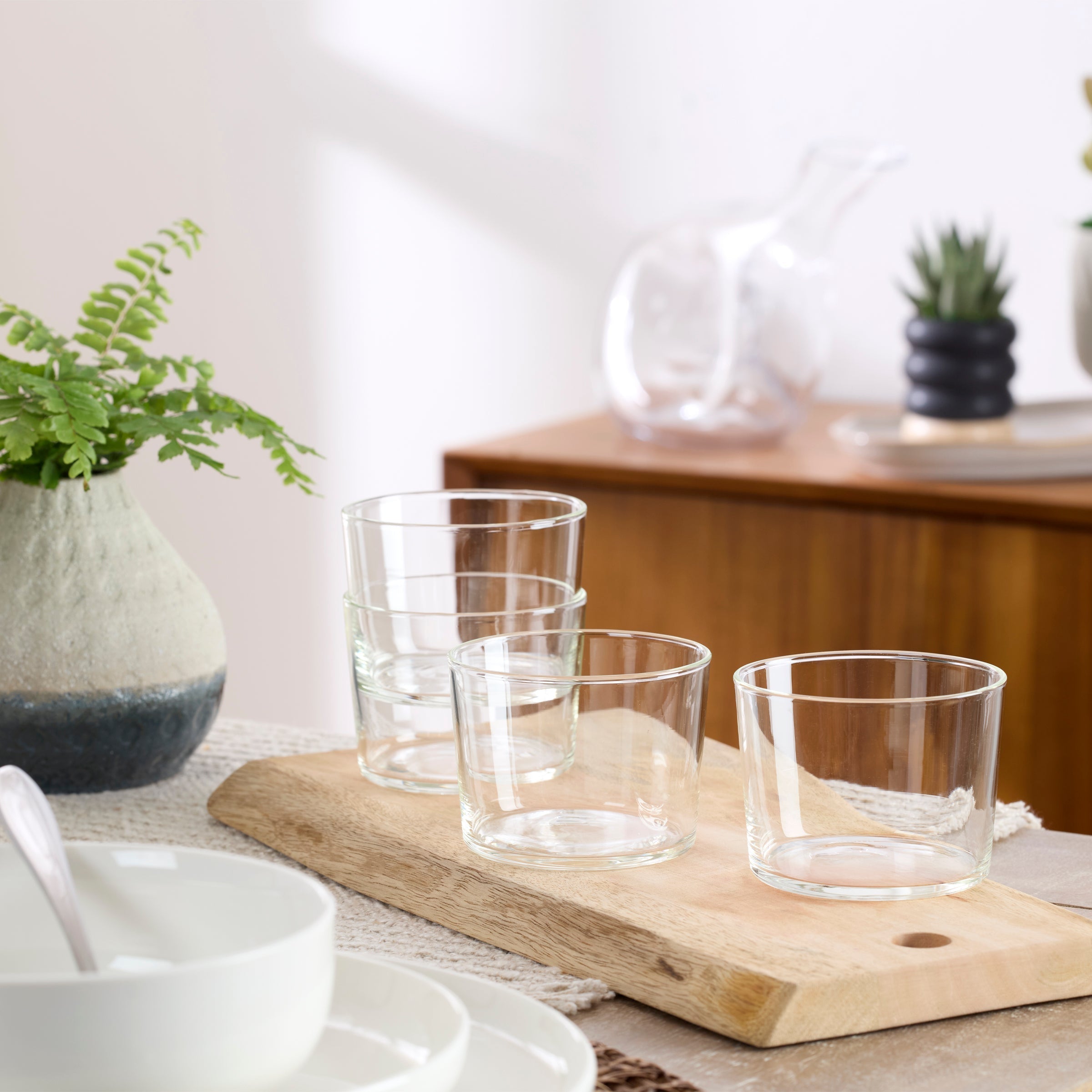 Lenox Westmore Stackables Clear Short & Tall Glasses 12-Piece Set - Image 3