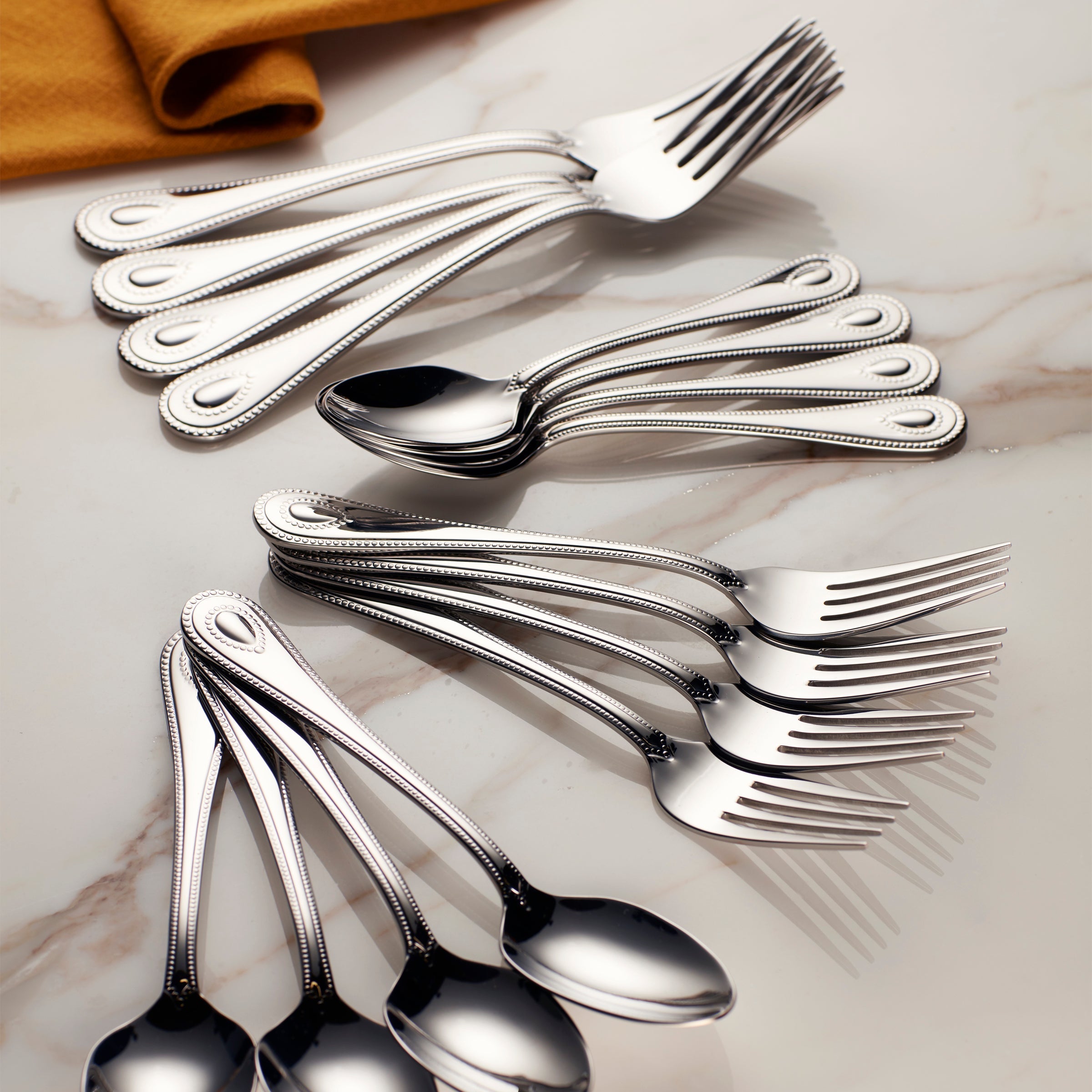 Lenox Westmore French Perle Dinner Forks, Set of 4 - Image 4